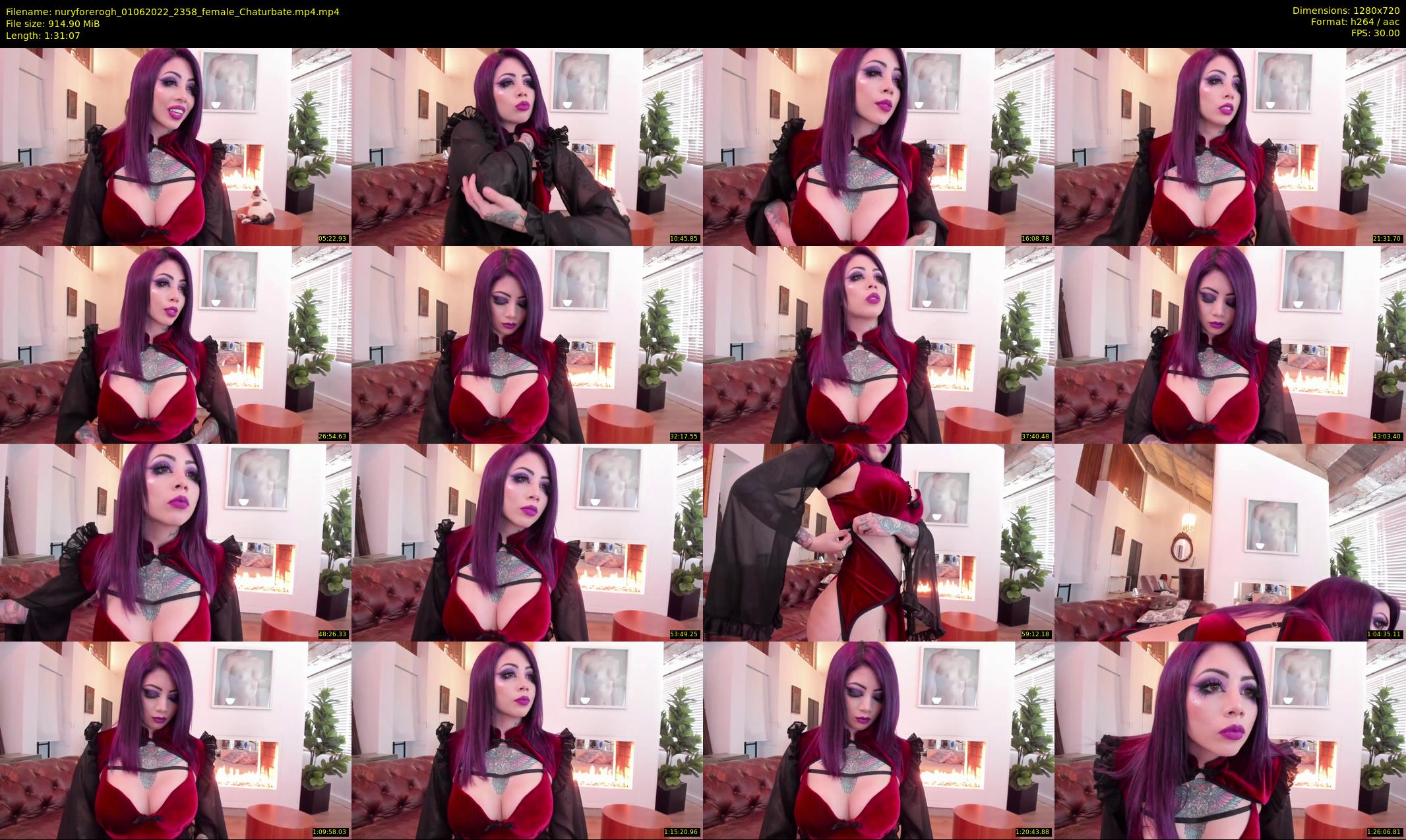 nuryforerogh — 92 minute Chaturbate female cam show recording, 720p, Jun 1, 2022