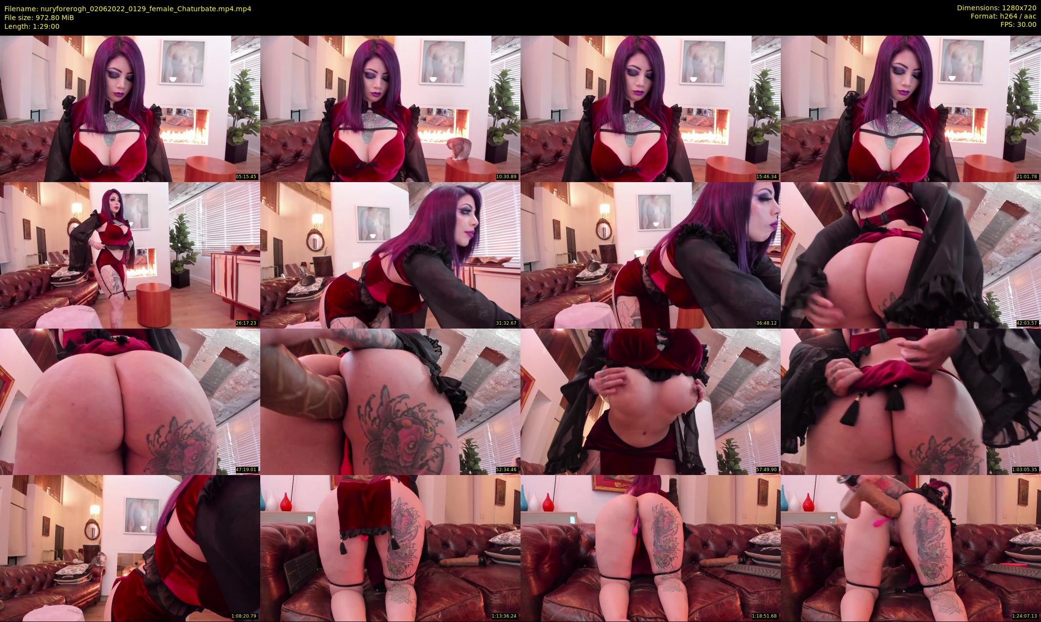 nuryforerogh — 89 minute Chaturbate female cam show recording, 720p, Jun 2, 2022
