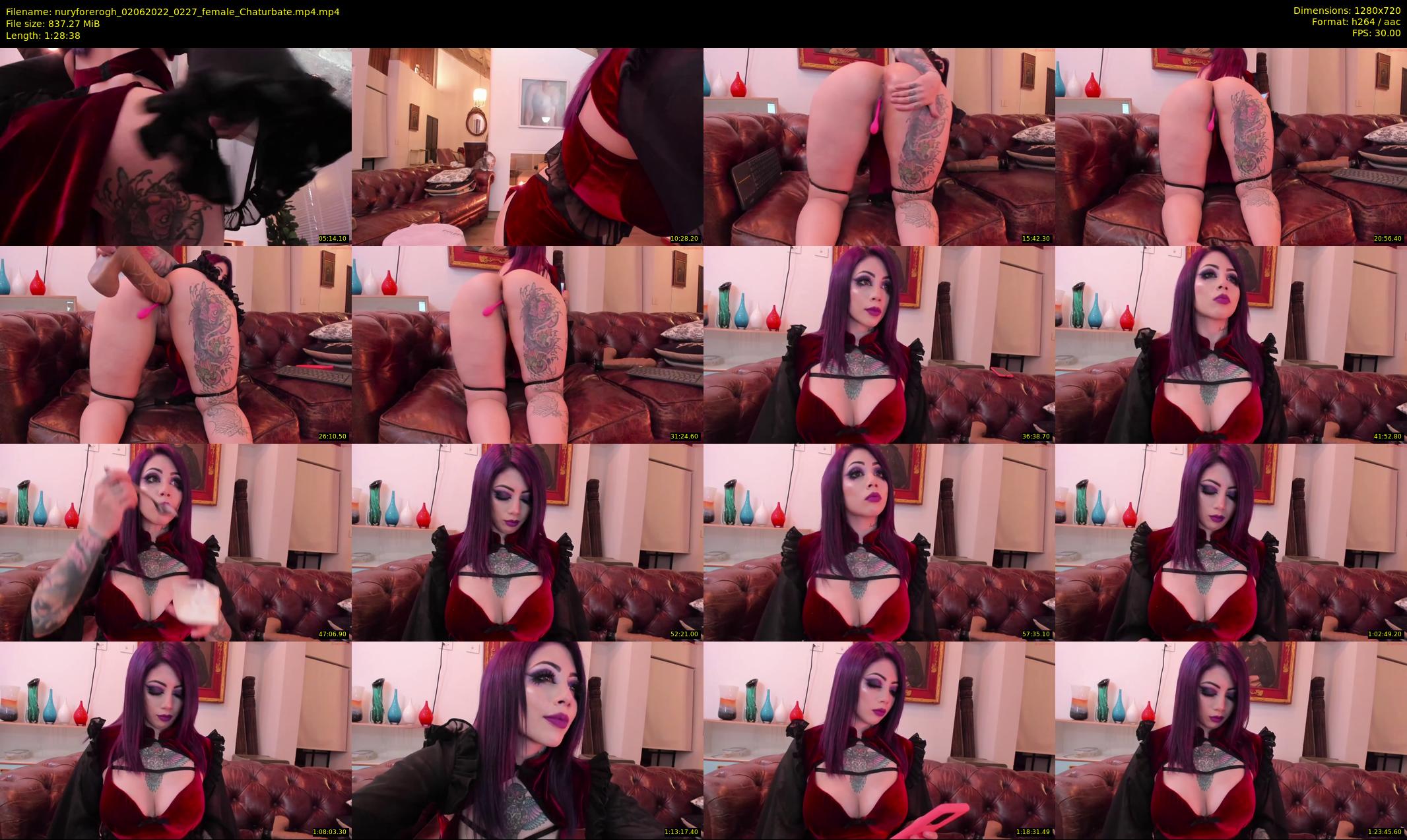 nuryforerogh — 89 minute Chaturbate female cam show recording, 720p, Jun 2, 2022