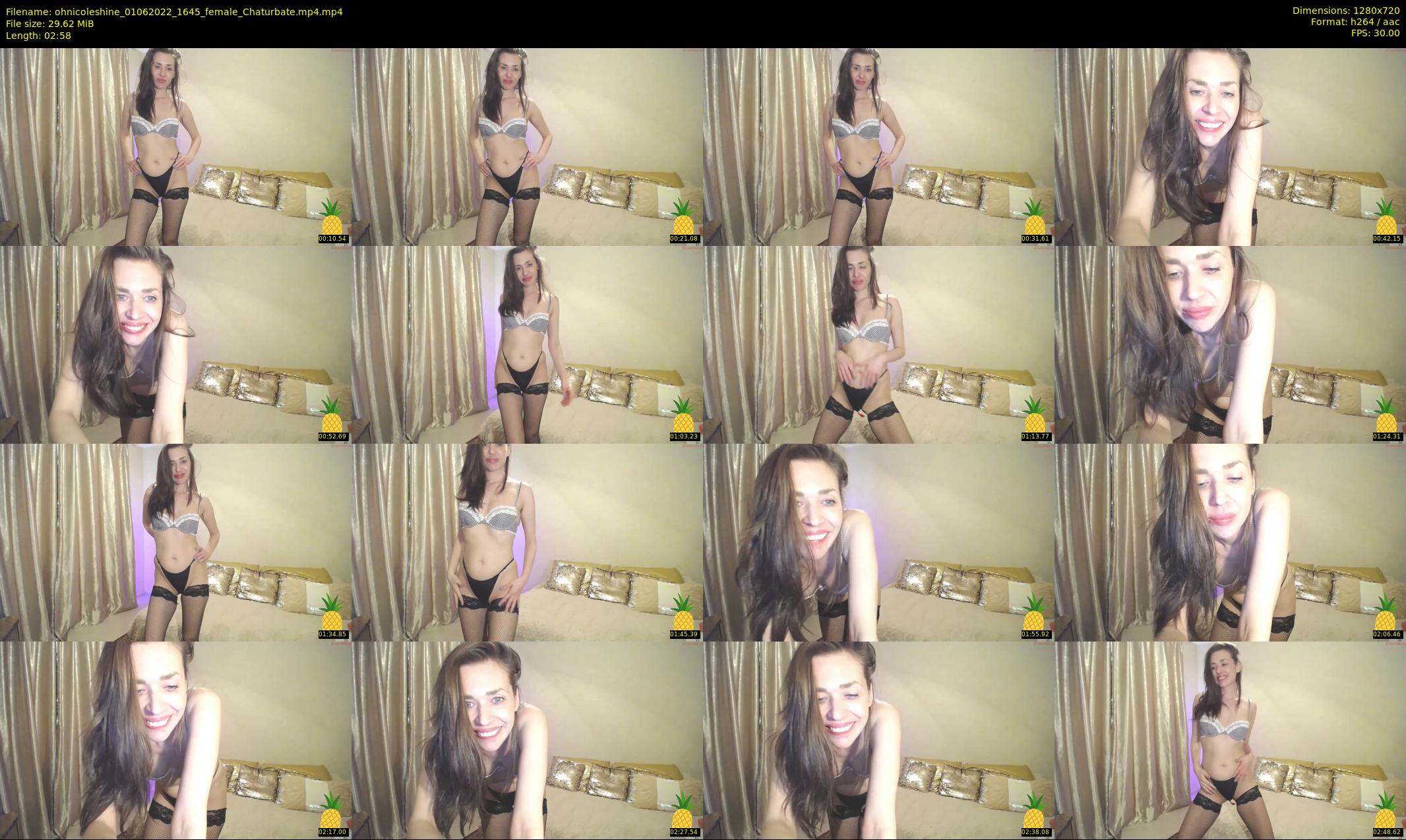 ohnicoleshine — 3 minute Chaturbate female cam show recording, 720p, Jun 1, 2022