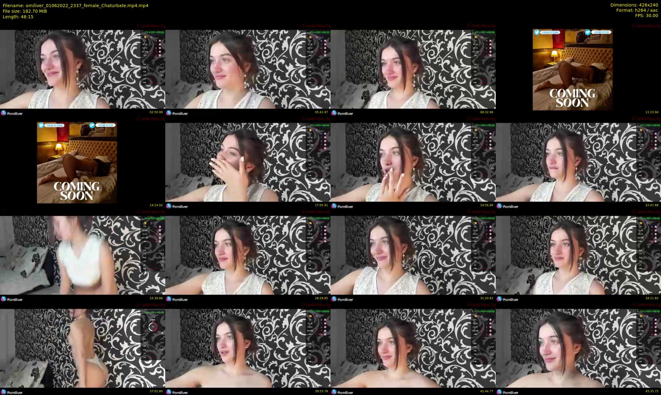 omiliver — 49 minute Chaturbate female cam show recording, SD, Jun 1, 2022