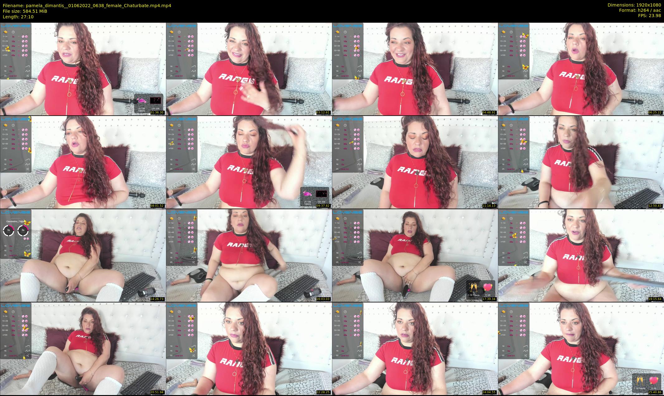 pamela_dimantis_ — 28 minute Chaturbate female cam show recording, 1080p, Jun 1, 2022