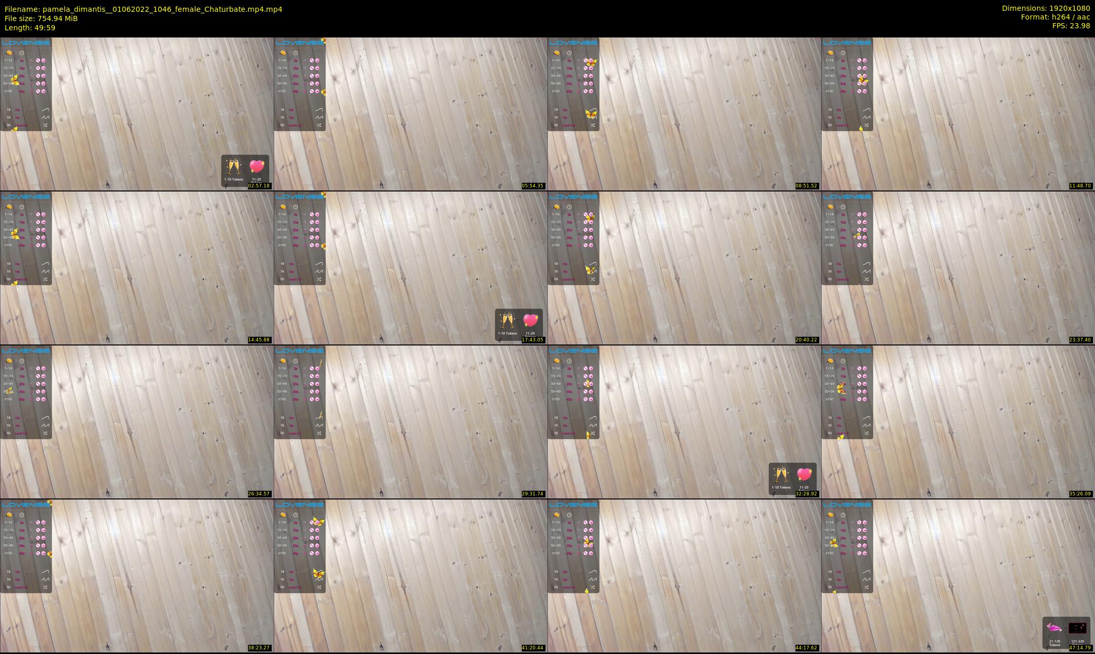 pamela_dimantis_ — 50 minute Chaturbate female cam show recording, 1080p, Jun 1, 2022