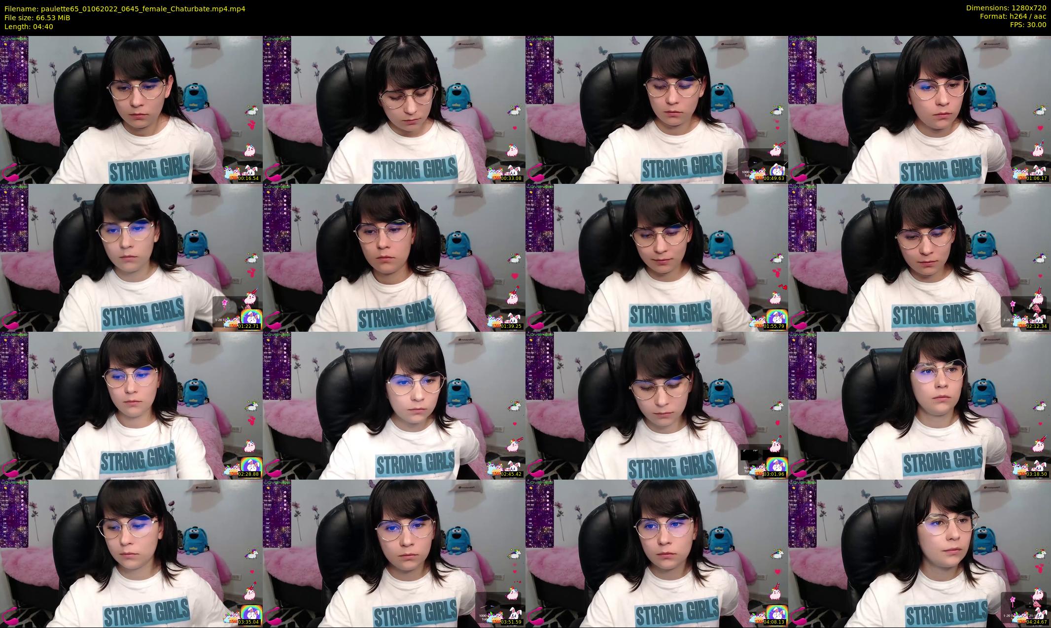 paulette65 — 5 minute Chaturbate female cam show recording, 720p, Jun 1, 2022