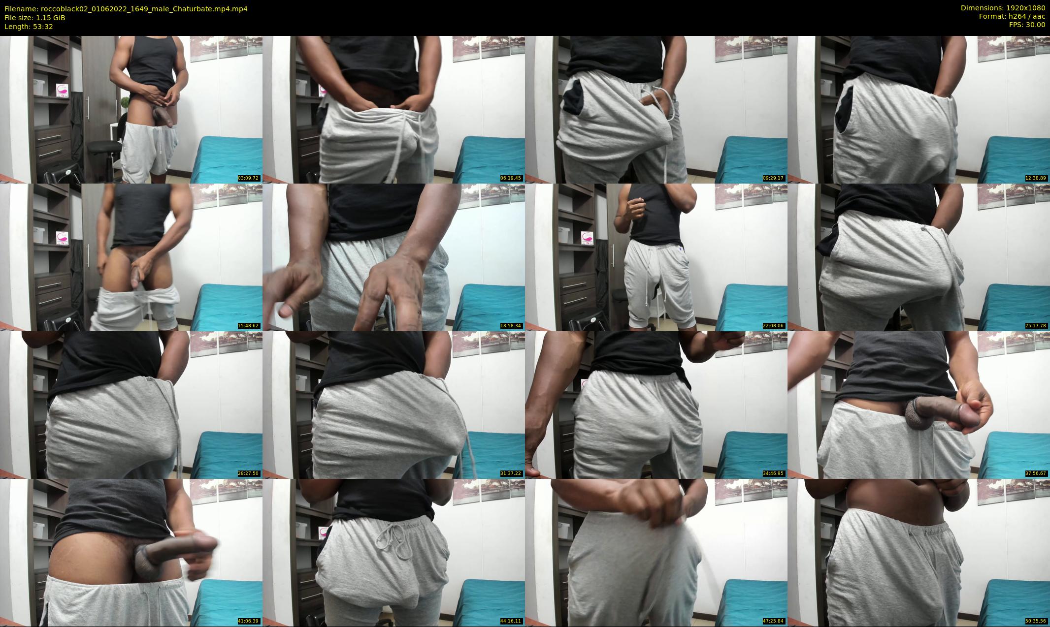 roccoblack02 — 54 minute Chaturbate male cam show recording, 1080p, Jun 1, 2022