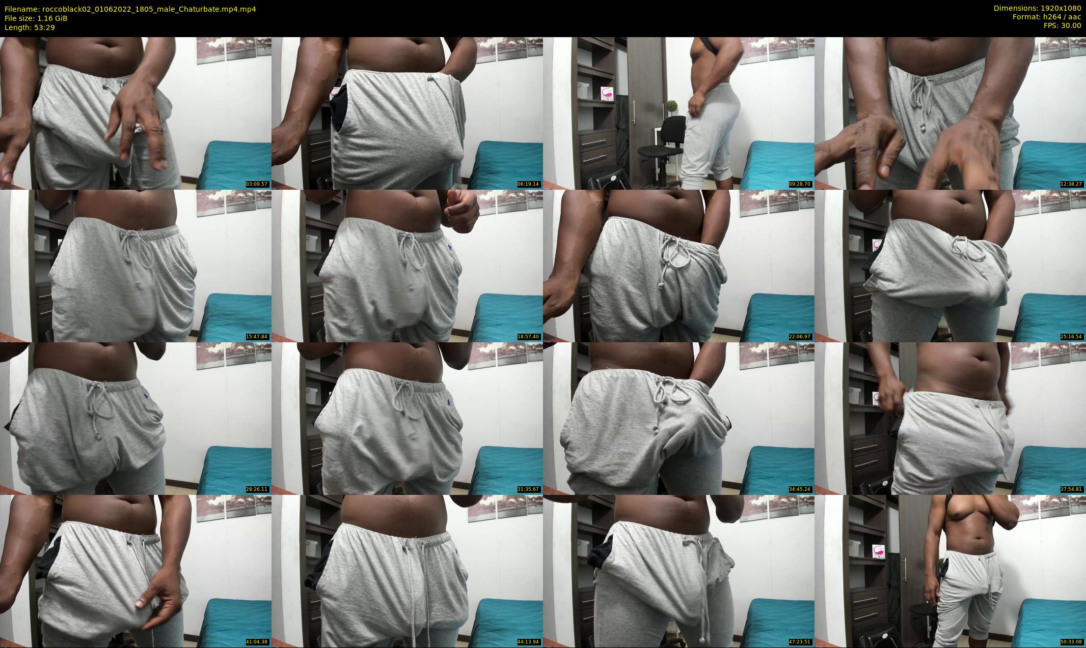 roccoblack02 — 54 minute Chaturbate male cam show recording, 1080p, Jun 1, 2022