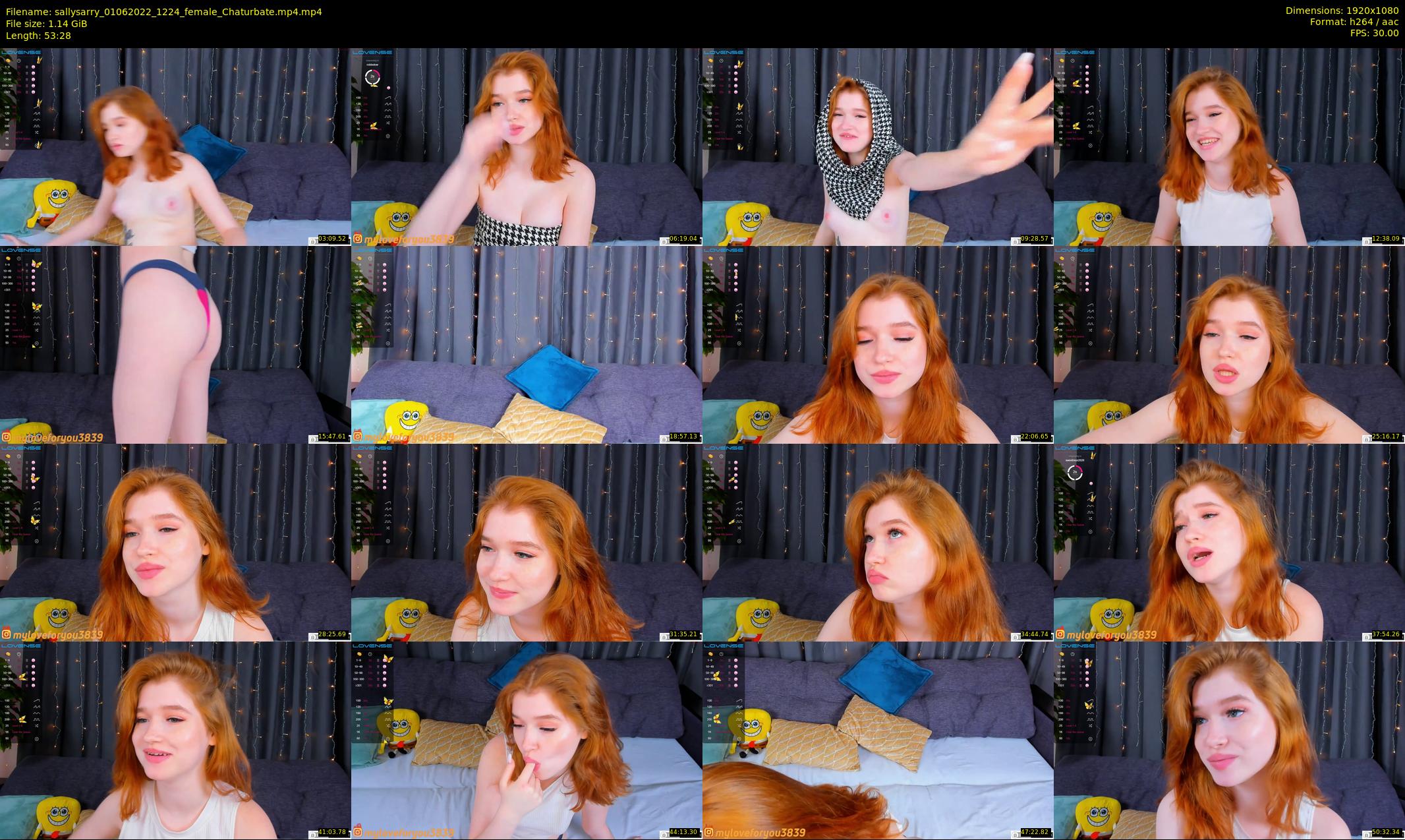 sallysarry — 54 minute Chaturbate couple cam show recording, 1080p, Jun 1, 2022