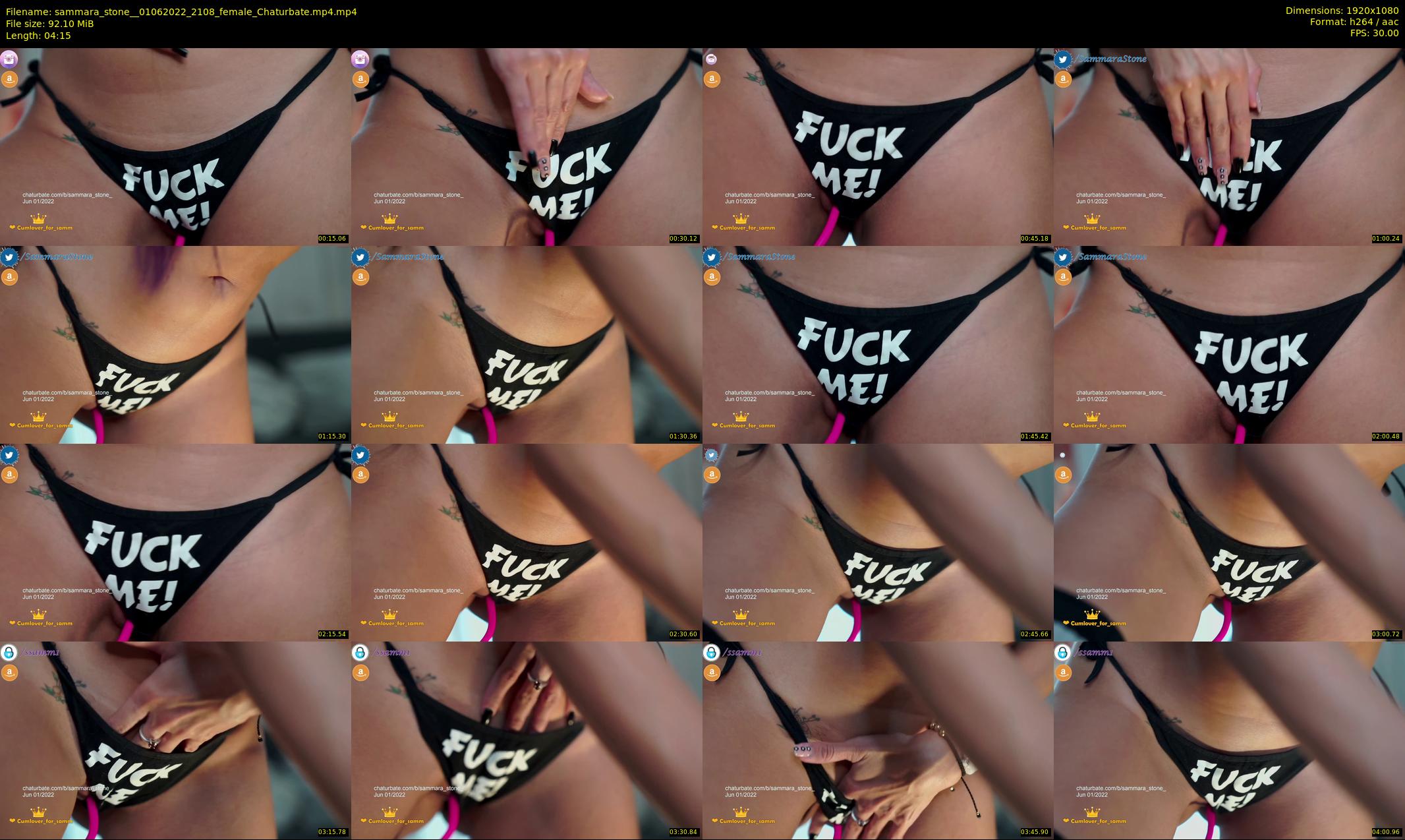 sammara_stone_ — 5 minute Chaturbate female cam show recording, 1080p, Jun 1, 2022