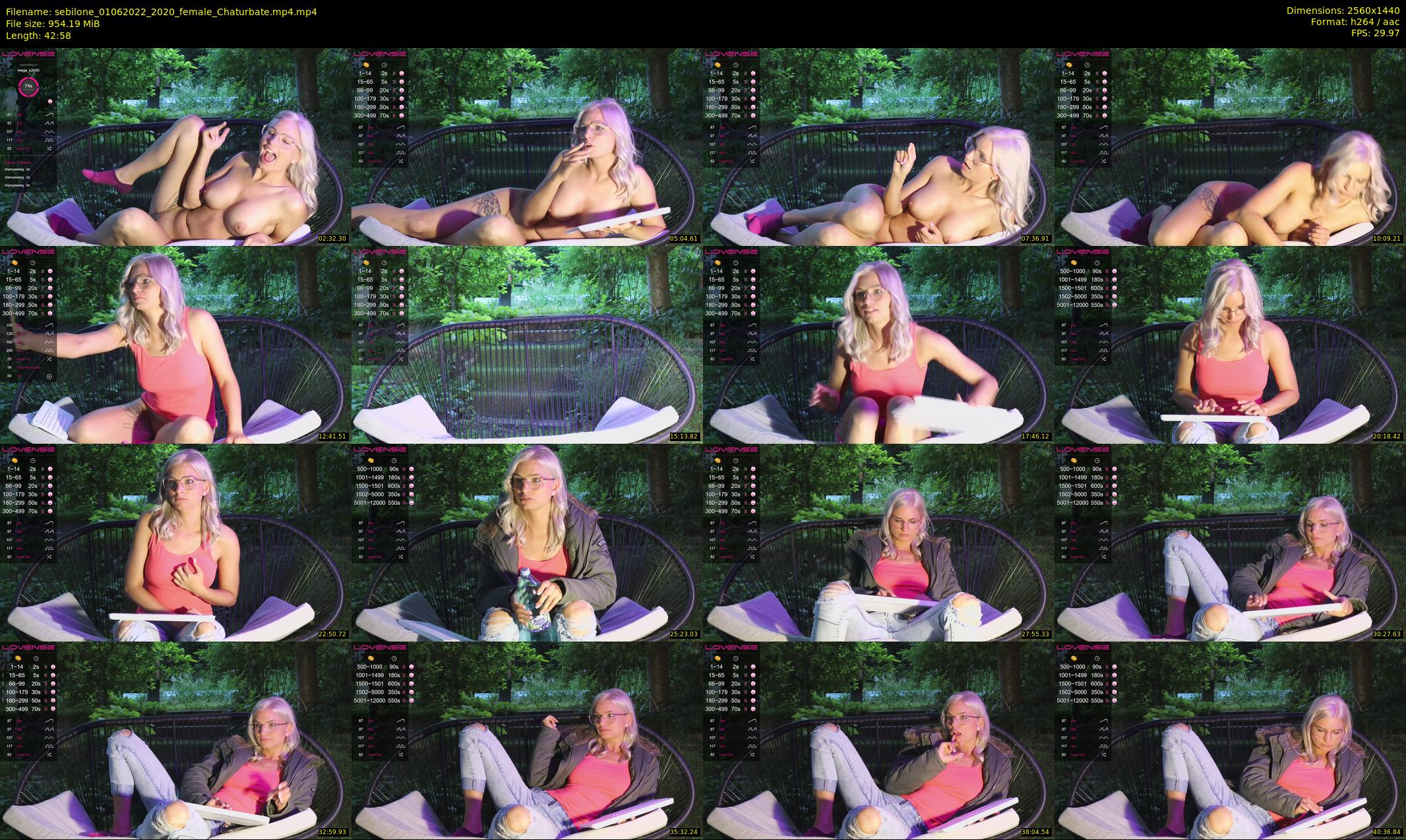 sebilone — 43 minute Chaturbate couple cam show recording, 1080p, Jun 1, 2022