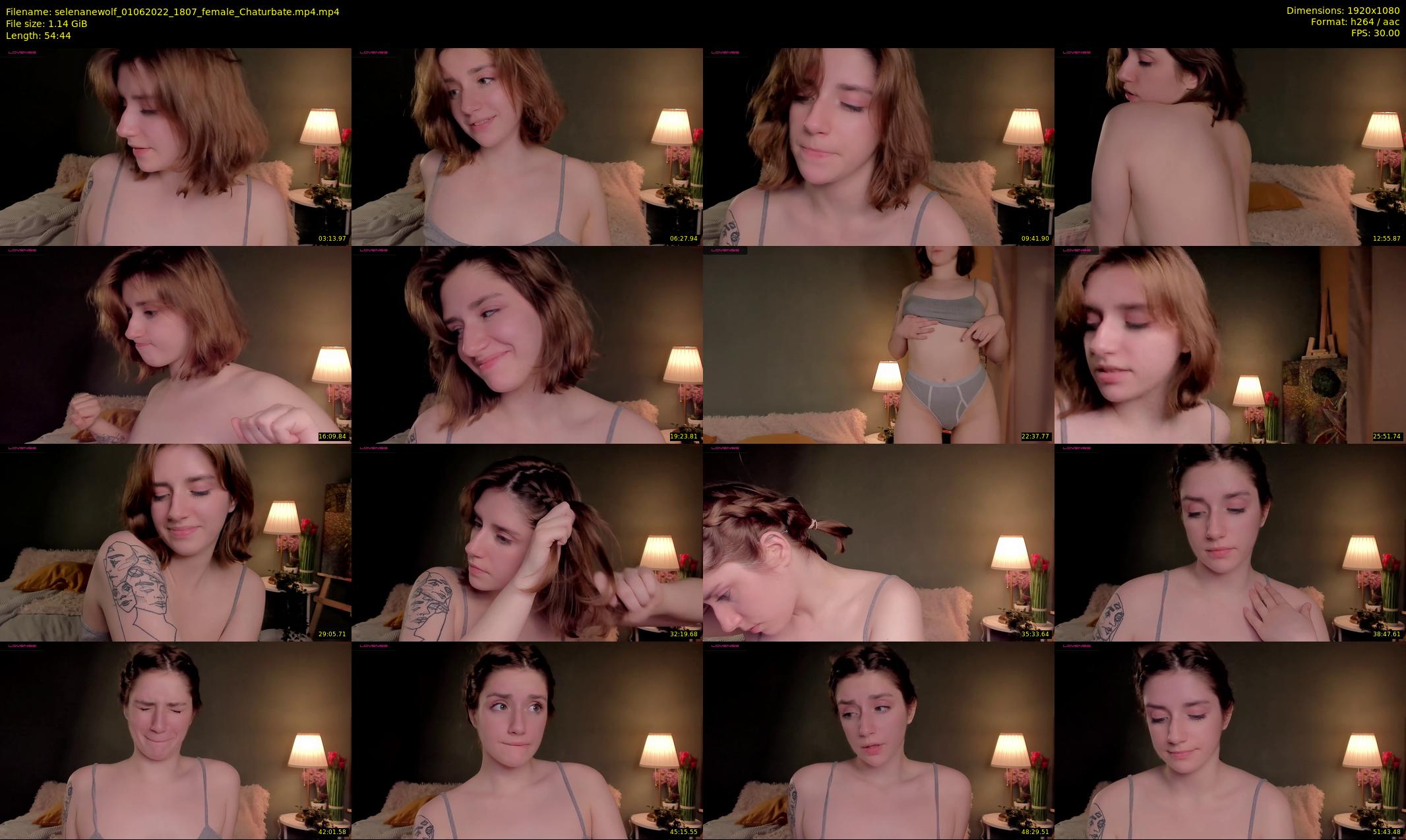 selenanewolf — 55 minute Chaturbate couple cam show recording, 1080p, Jun 1, 2022
