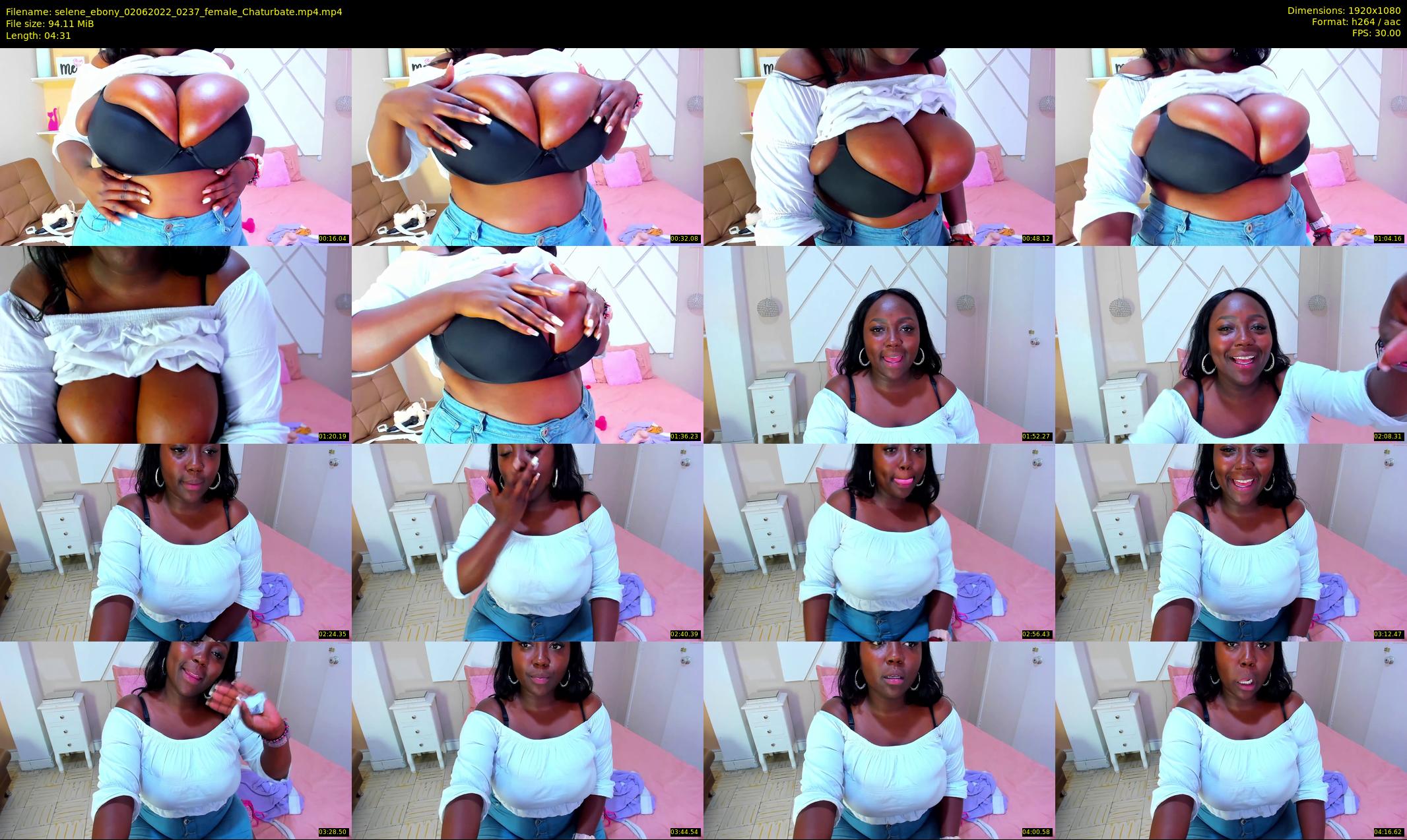 selene_ebony — 5 minute Chaturbate female cam show recording, 1080p, Jun 2, 2022