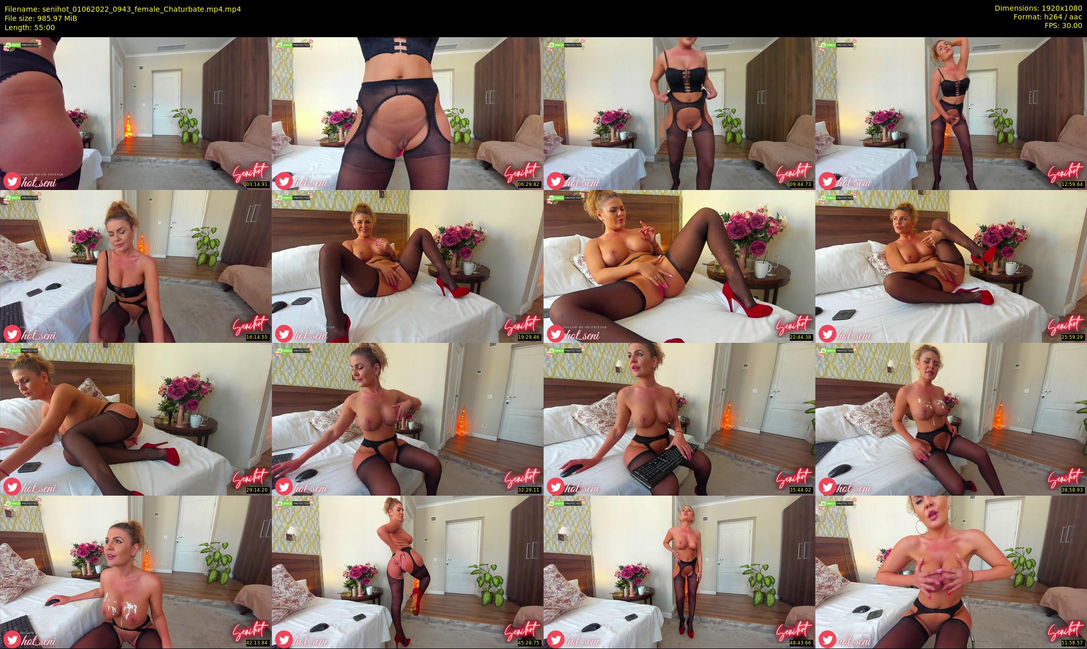 senihot — 55 minute Chaturbate female cam show recording, 1080p, Jun 1, 2022