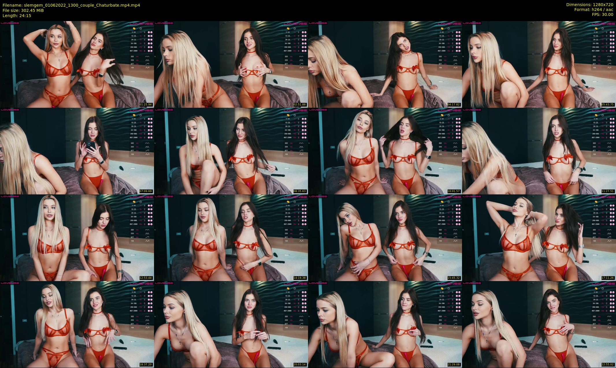 slemgem — 25 minute Chaturbate couple cam show recording, 720p, Jun 1, 2022