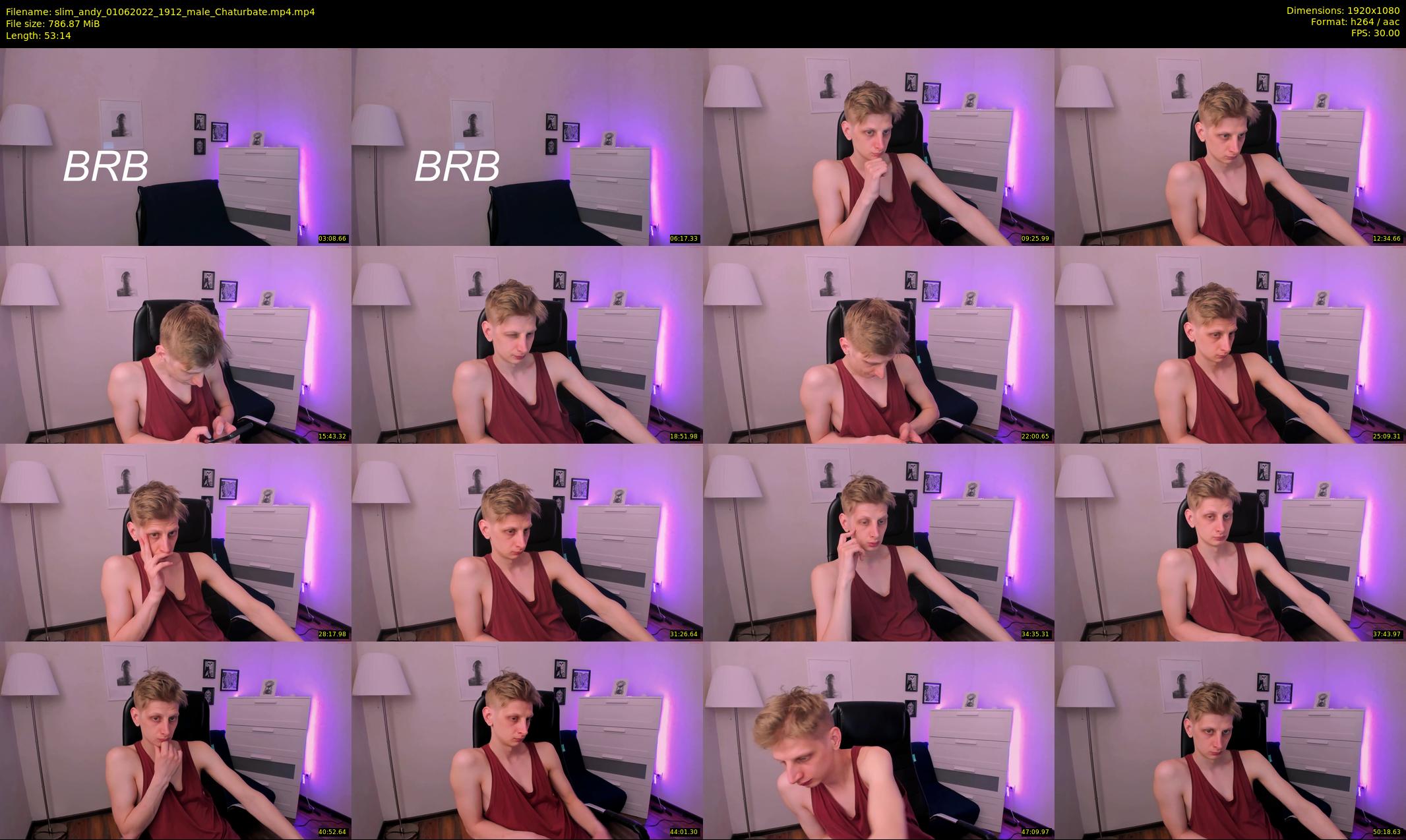 slim_andy — 54 minute Chaturbate male cam show recording, 1080p, Jun 1, 2022