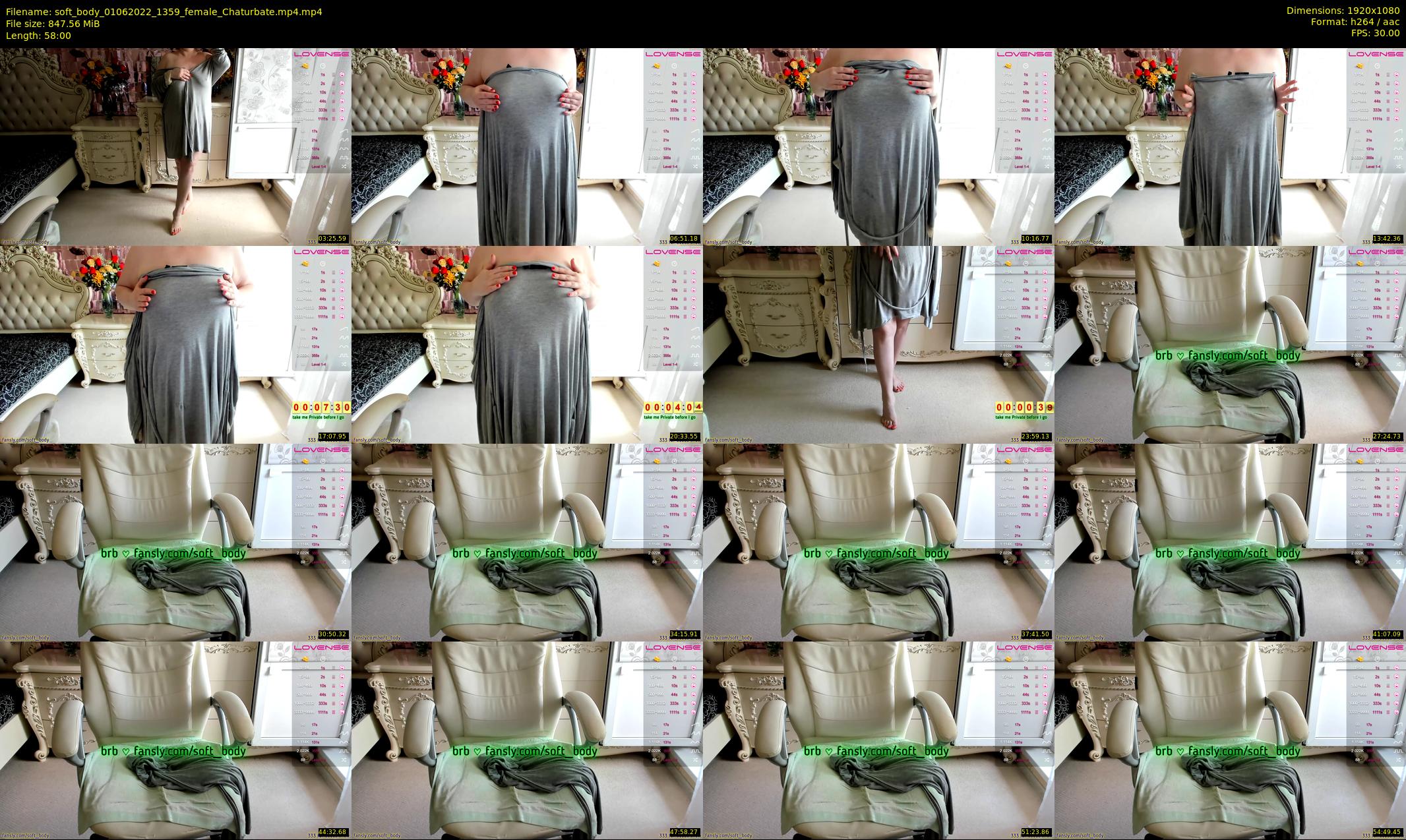 soft_body — 58 minute Chaturbate female cam show recording, 1080p, Jun 1, 2022