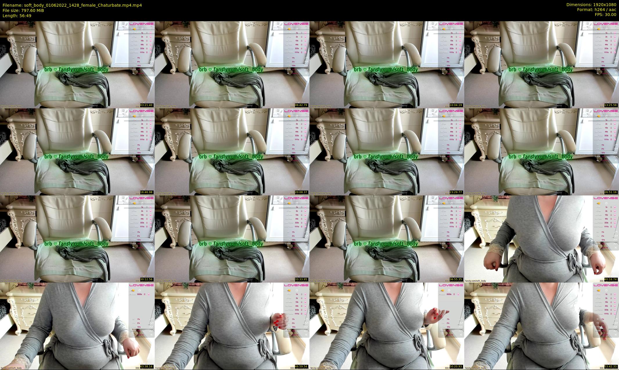 soft_body — 57 minute Chaturbate female cam show recording, 1080p, Jun 1, 2022