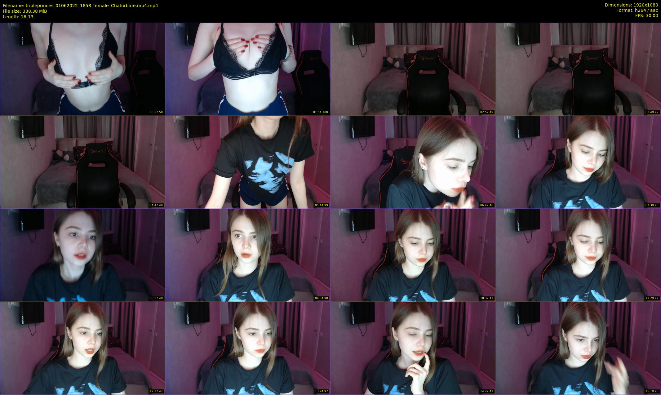 tripleprinces — 17 minute Chaturbate female cam show recording, 1080p, Jun 1, 2022