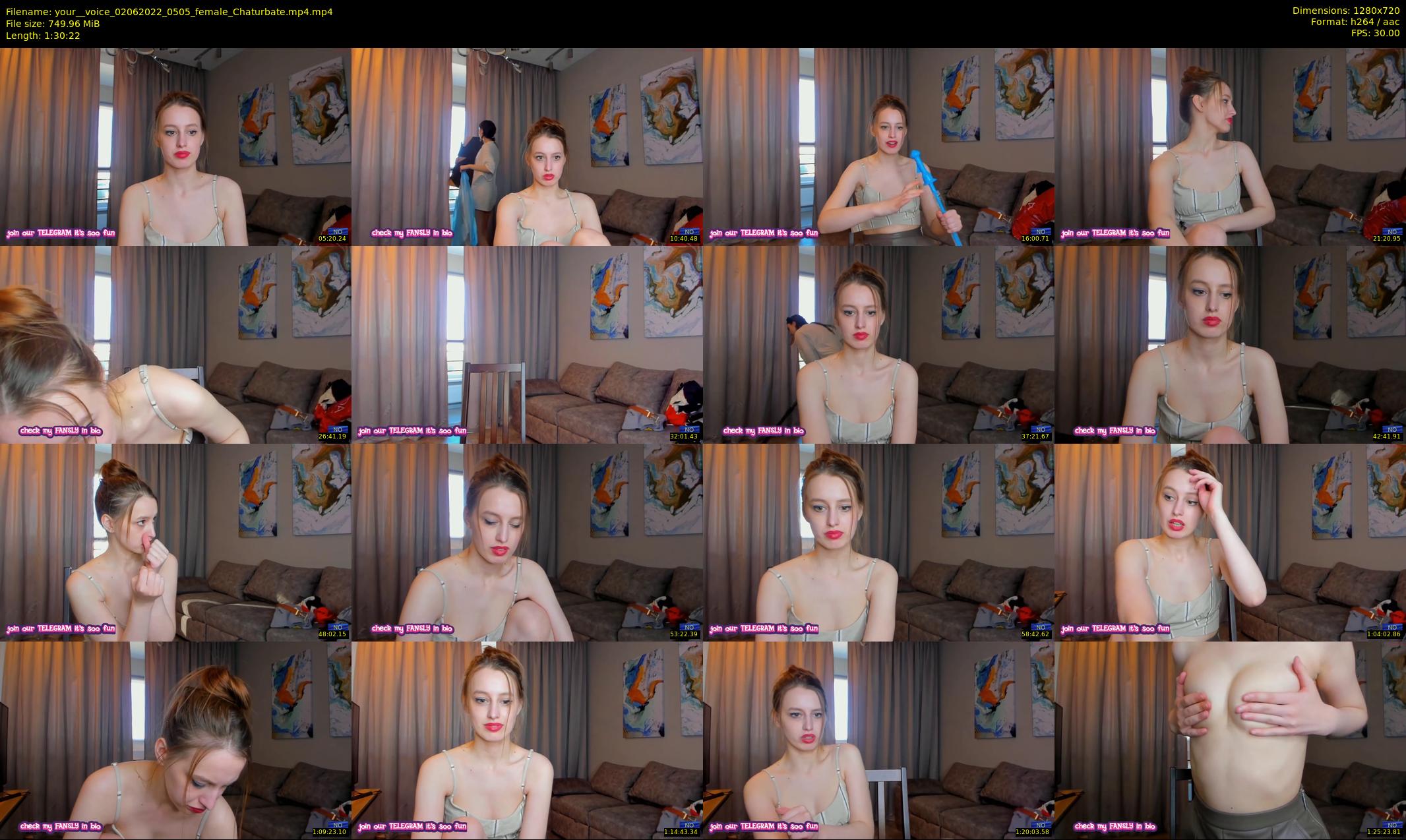 your__voice — 91 minute Chaturbate female cam show recording, 720p, Jun 2, 2022