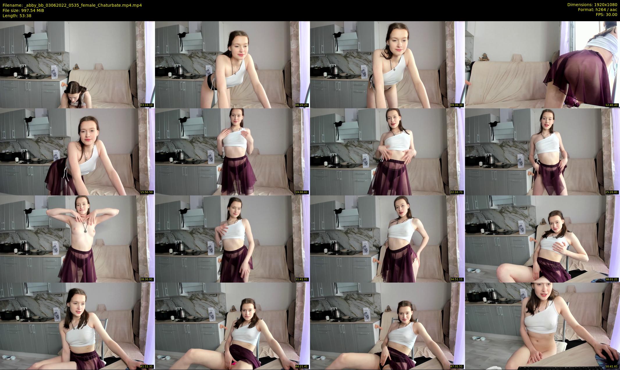 _abby_bb — 54 minute Chaturbate female cam show recording, 1080p, Jun 3, 2022
