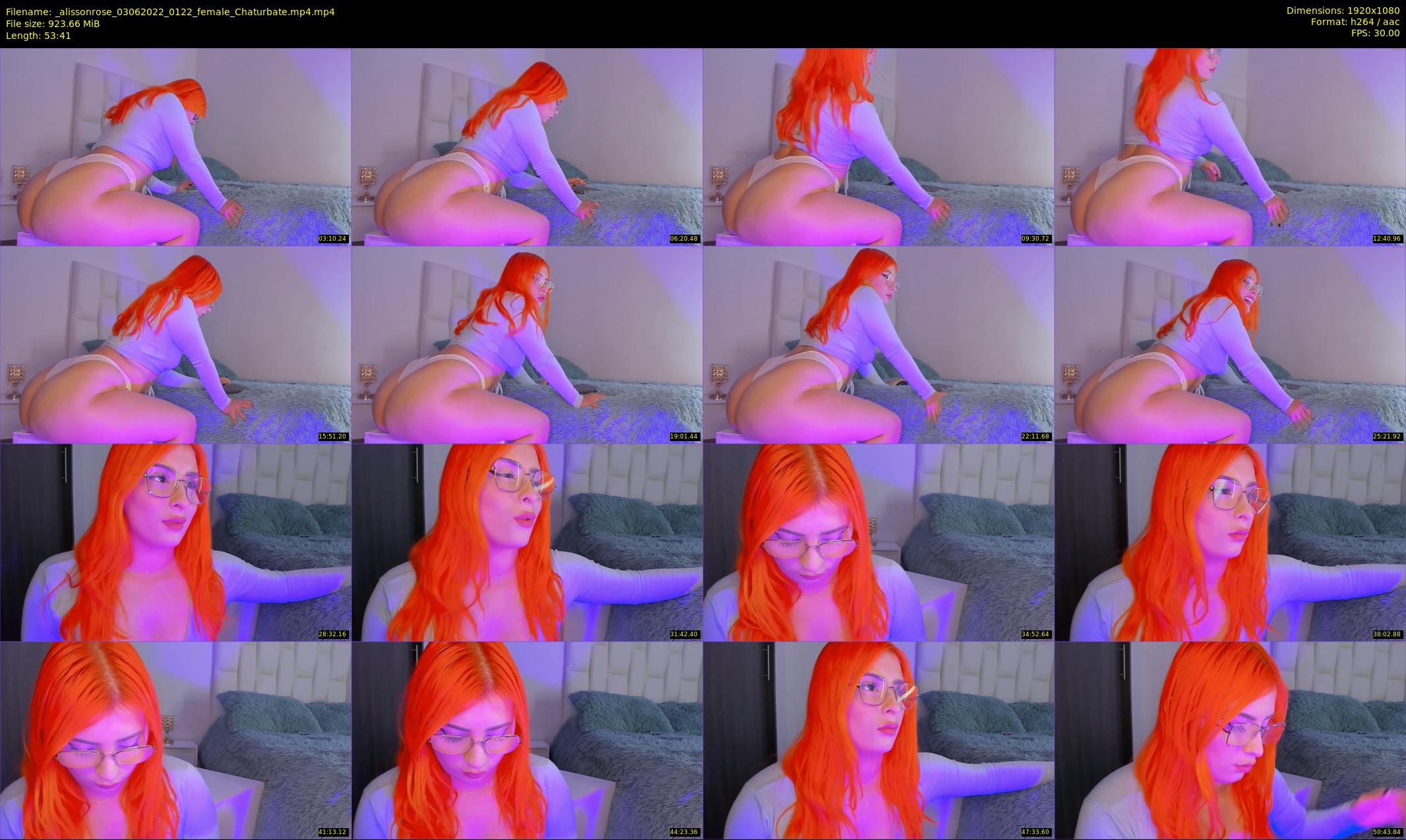 _alissonrose — 54 minute Chaturbate female cam show recording, 1080p, Jun 3, 2022