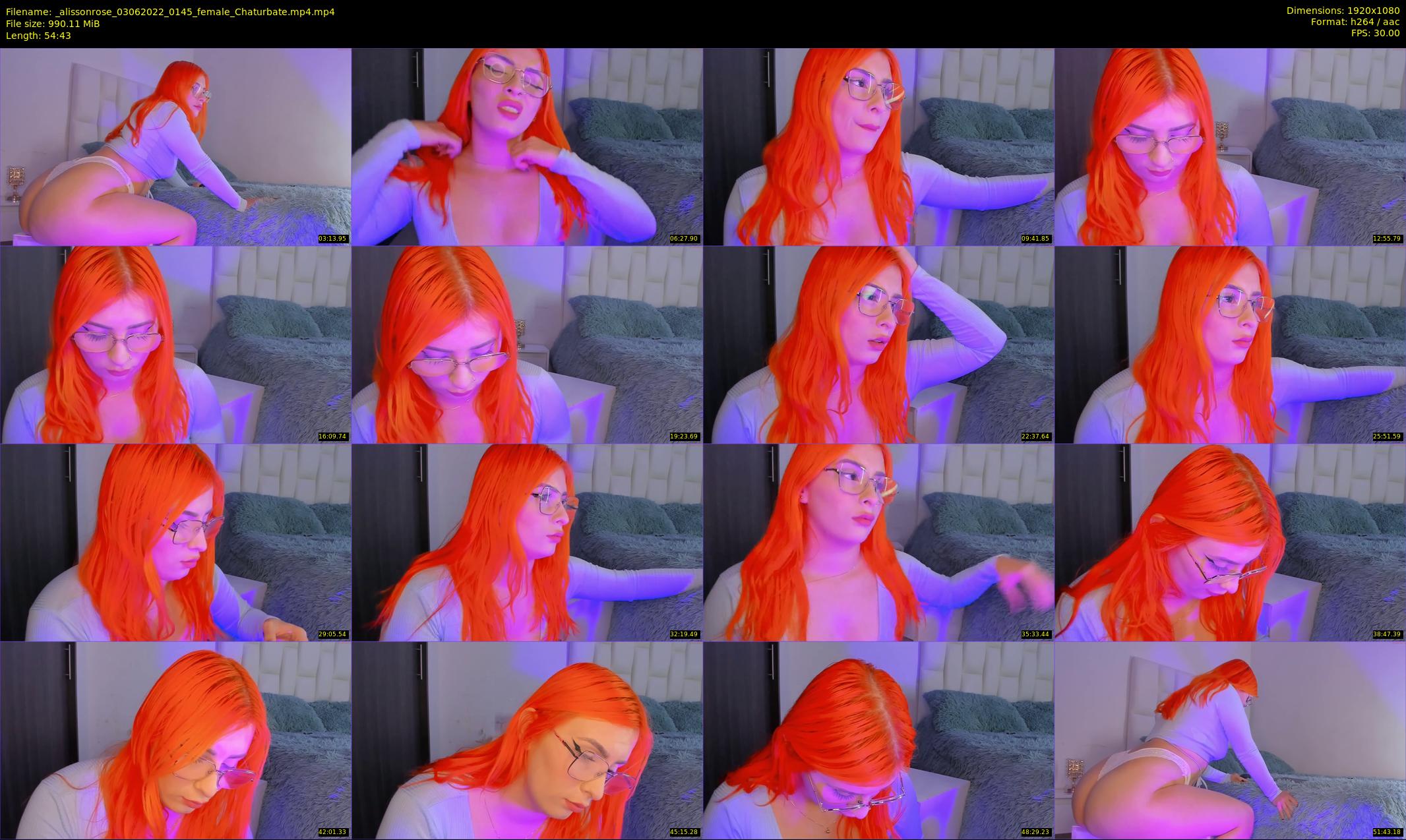 _alissonrose — 55 minute Chaturbate female cam show recording, 1080p, Jun 3, 2022