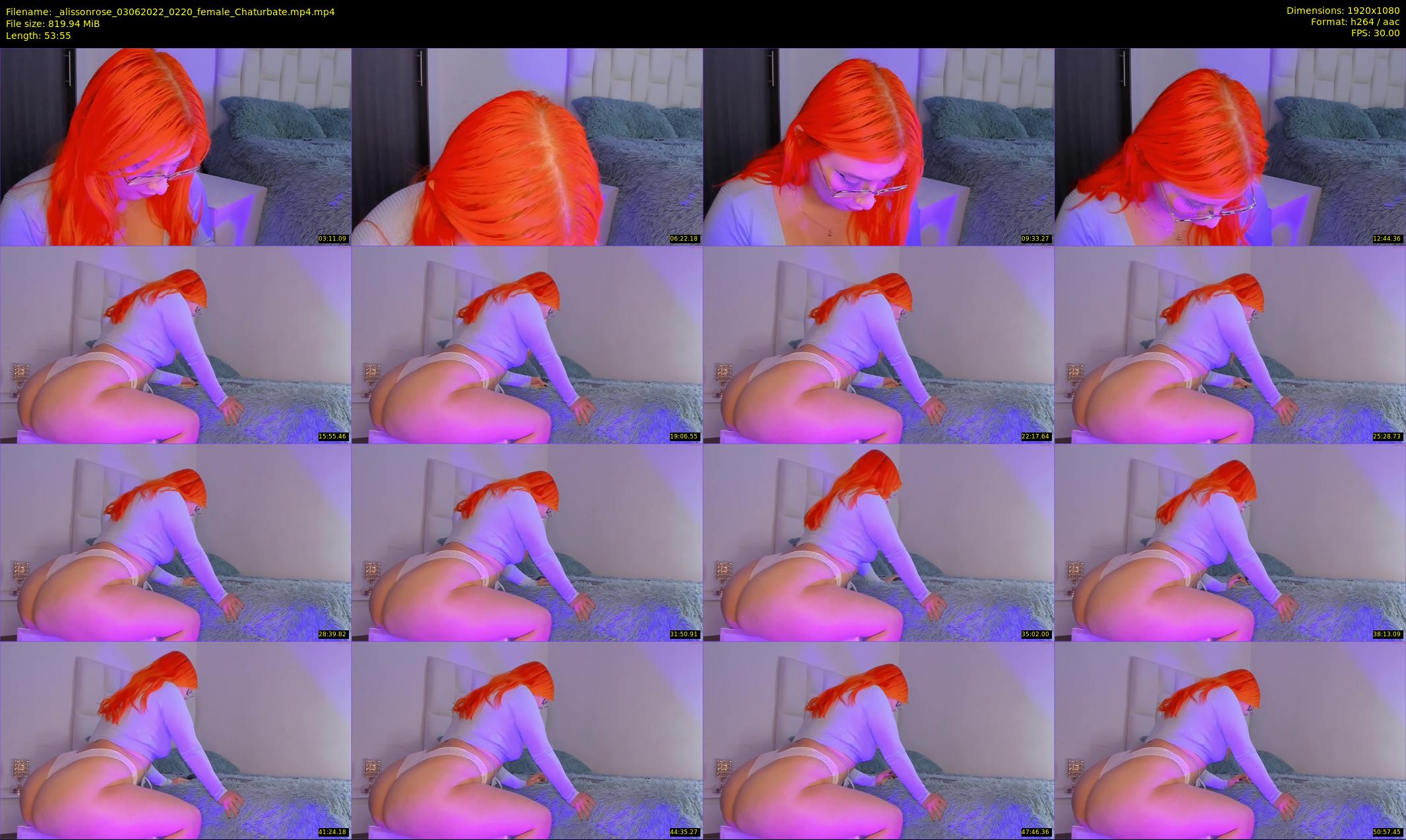 _alissonrose — 54 minute Chaturbate female cam show recording, 1080p, Jun 3, 2022