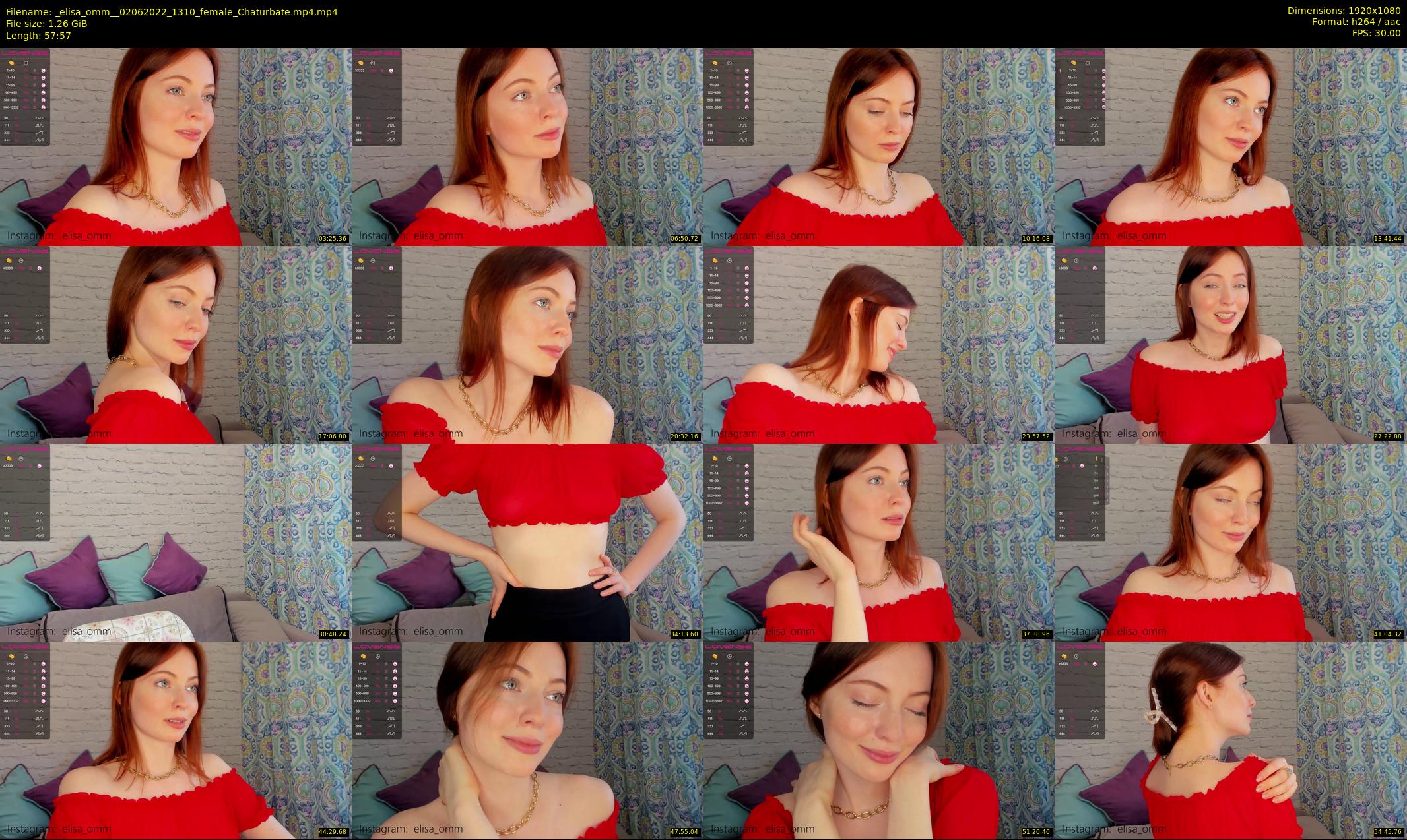 _elisa_omm_ — 58 minute Chaturbate female cam show recording, 1080p, Jun 2, 2022