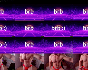 adam_muscle_ — 33 minute Chaturbate male cam show recording, 1080p, Jun 3, 2022