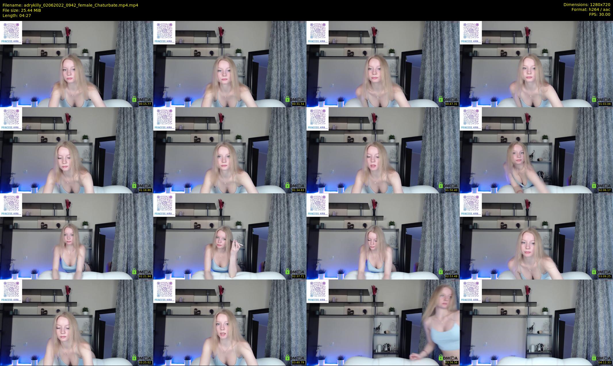 adrykilly — 5 minute Chaturbate female cam show recording, 720p, Jun 2, 2022