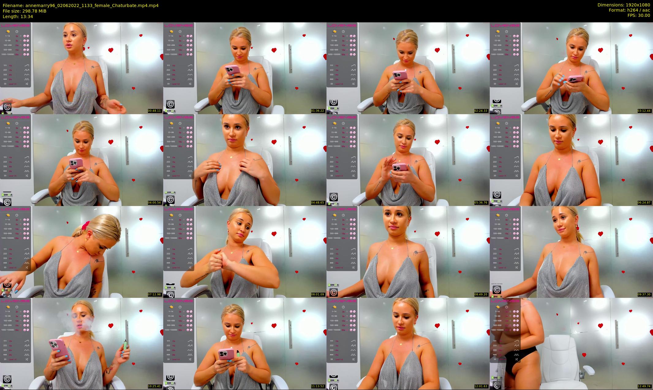annemarry96 — 14 minute Chaturbate female cam show recording, 1080p, Jun 2, 2022