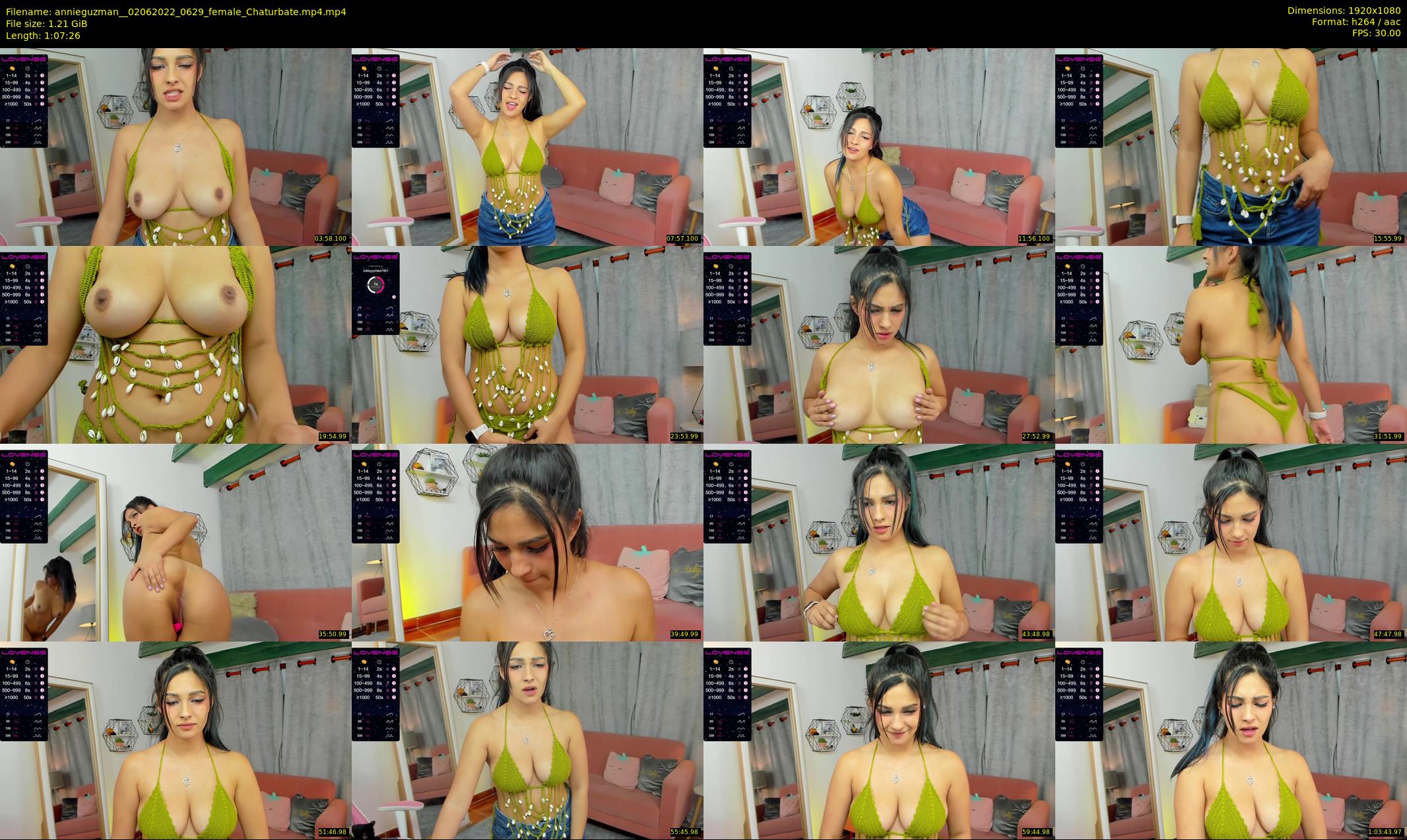 annieguzman_ — 68 minute Chaturbate female cam show recording, 1080p, Jun 2, 2022