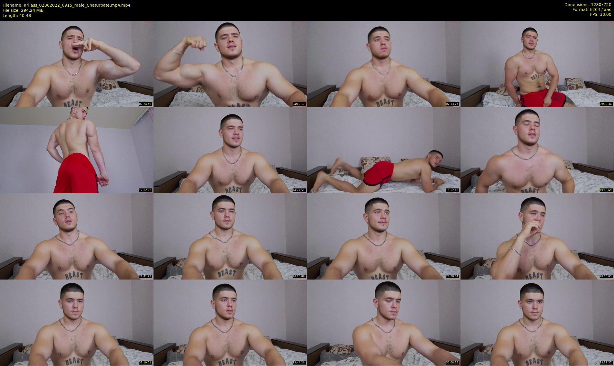arilass — 41 minute Chaturbate male cam show recording, 720p, Jun 2, 2022