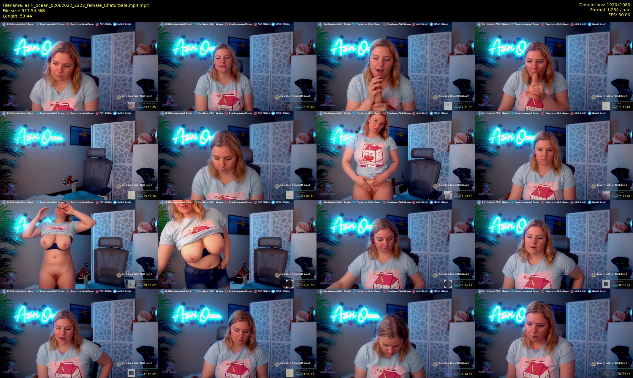 asiri_ocean — 54 minute Chaturbate female cam show recording, 1080p, Jun 2, 2022