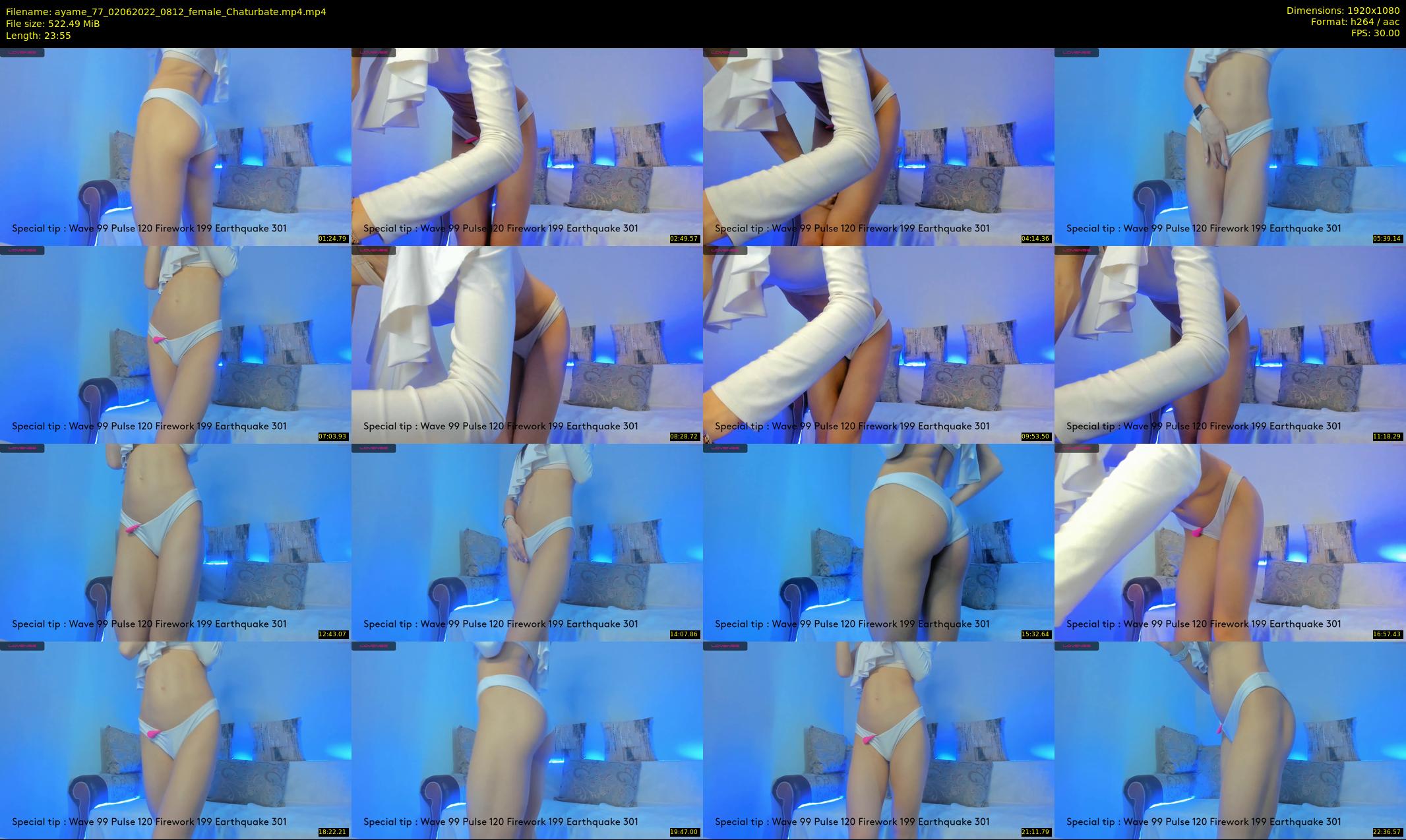 ayame_77 — 24 minute Chaturbate female cam show recording, 1080p, Jun 2, 2022
