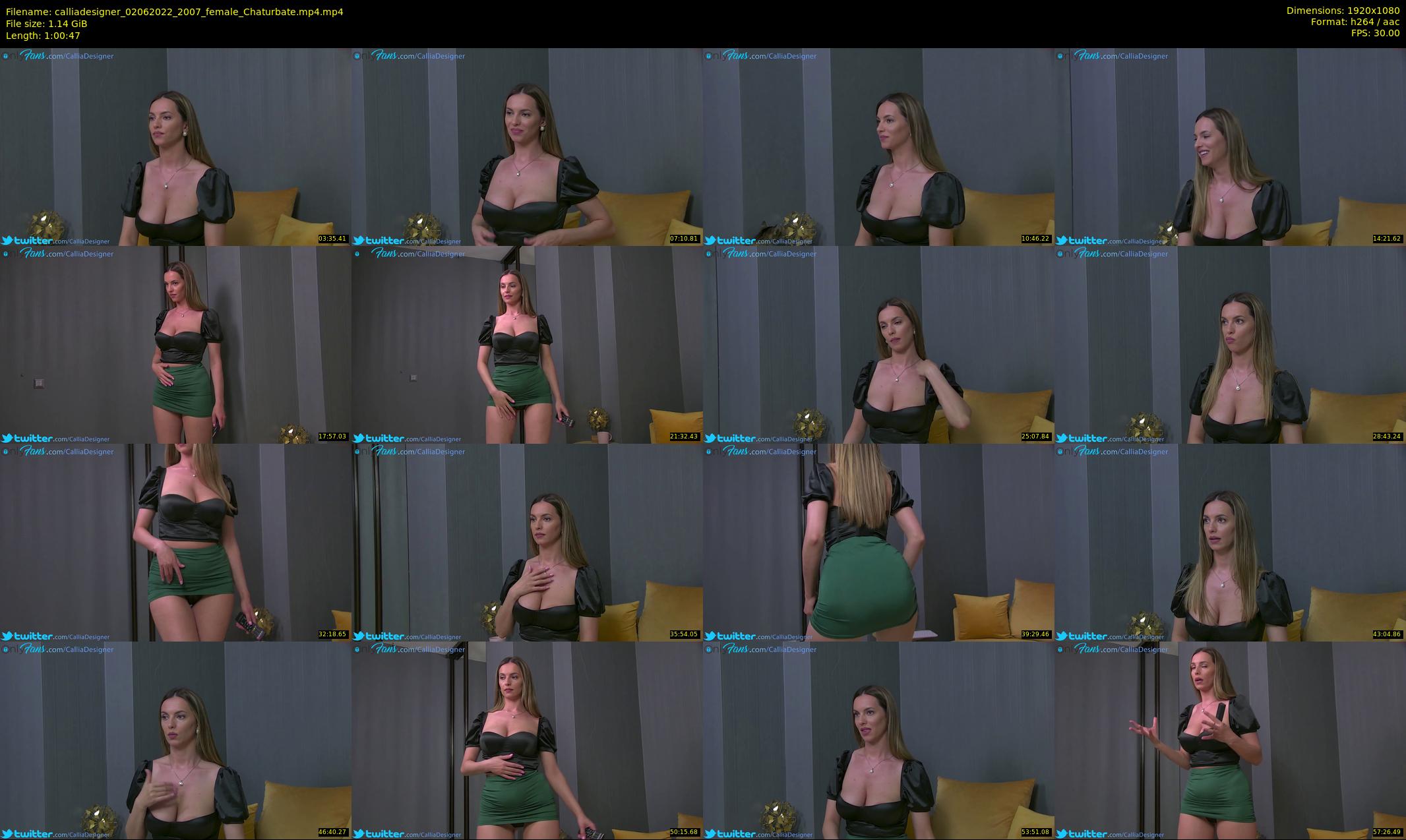 calliadesigner — 61 minute Chaturbate female cam show recording, 1080p, Jun 2, 2022