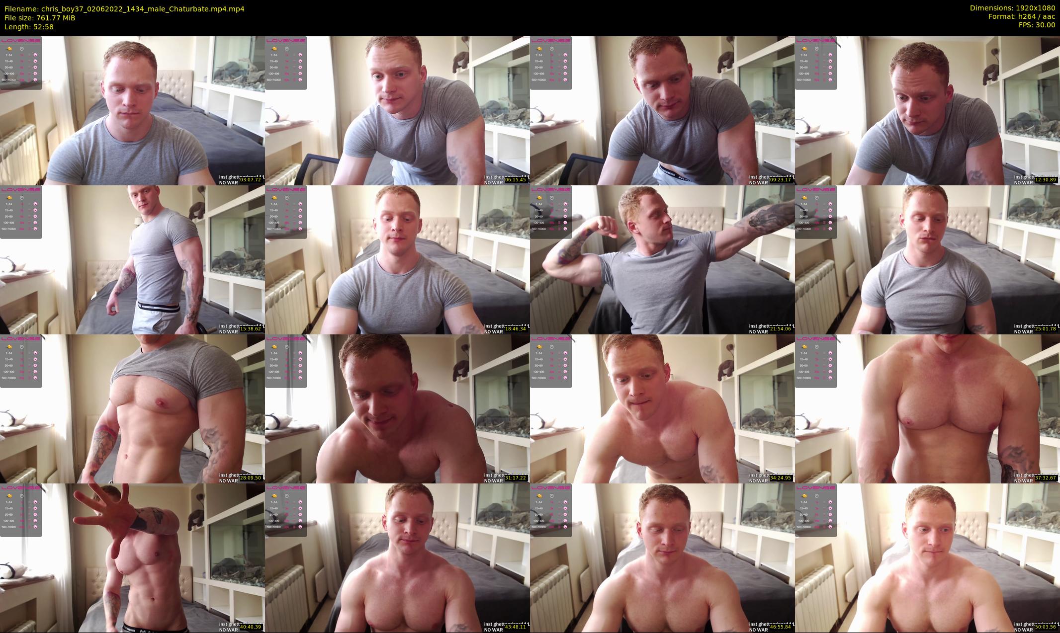 chris_boy37 — 53 minute Chaturbate male cam show recording, 1080p, Jun 2, 2022