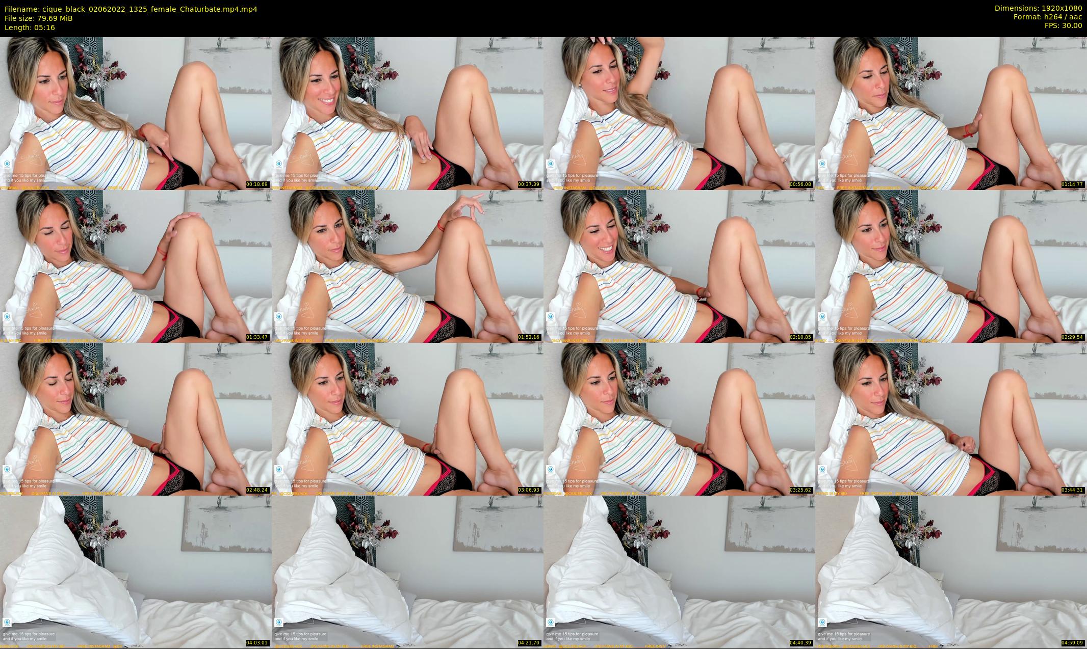 cique_black — 6 minute Chaturbate female cam show recording, 1080p, Jun 2, 2022