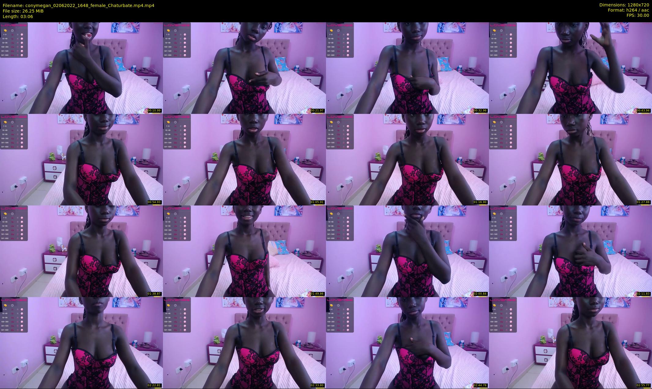 conymegan — 4 minute Chaturbate female cam show recording, 720p, Jun 2, 2022