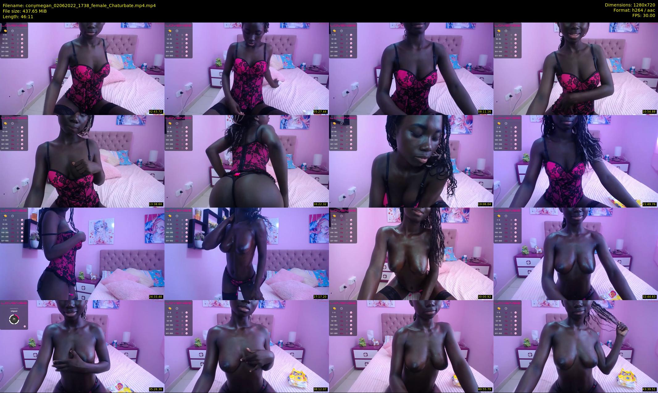 conymegan — 47 minute Chaturbate female cam show recording, 720p, Jun 2, 2022
