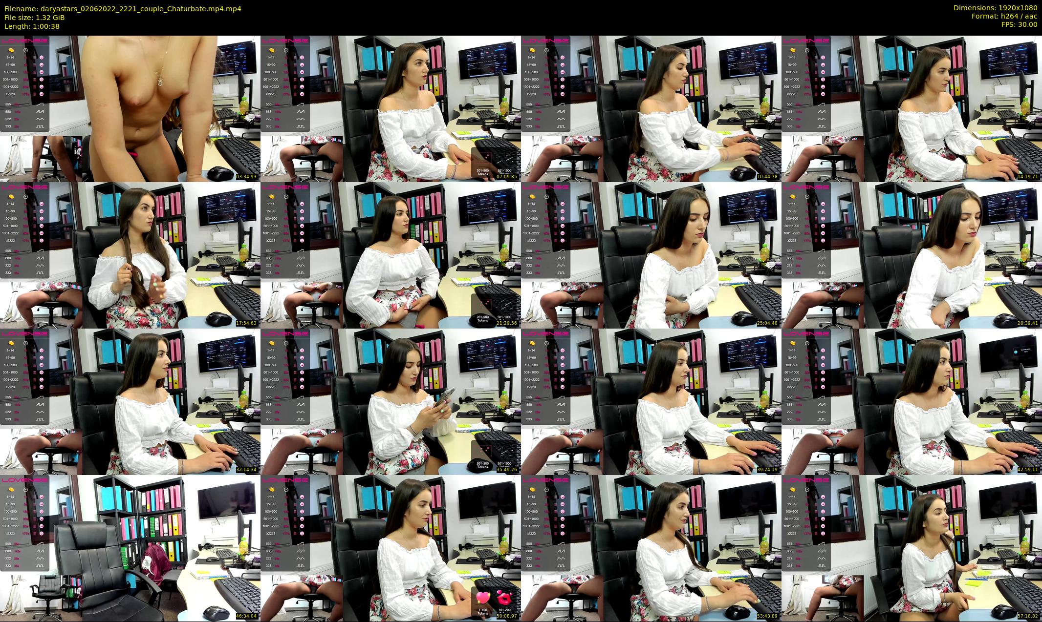 daryastars — 61 minute Chaturbate couple cam show recording, 1080p, Jun 2, 2022