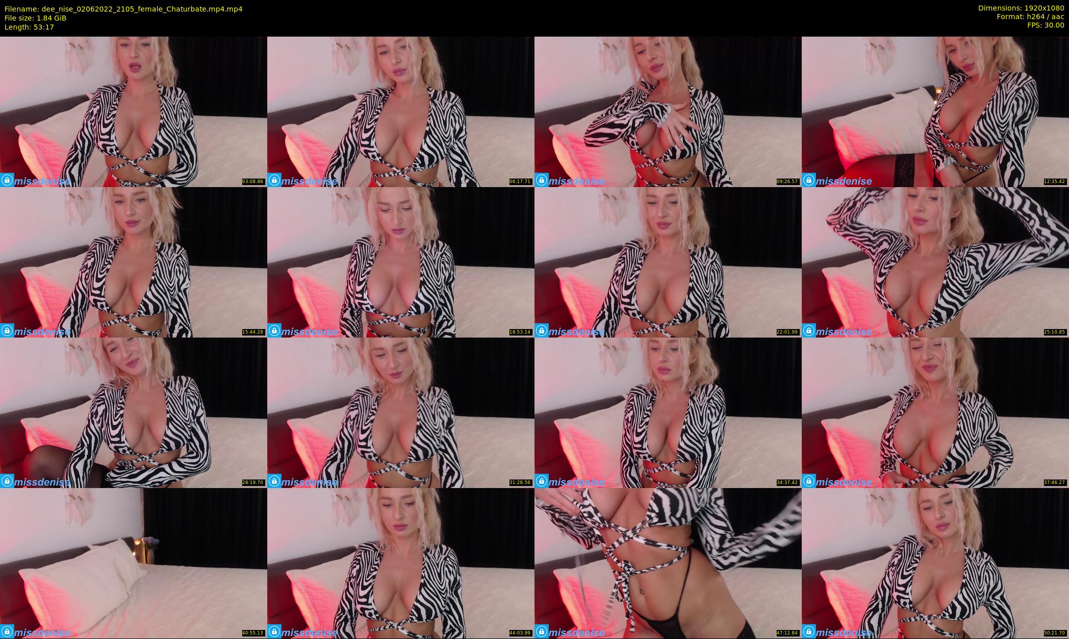 dee_nise — 54 minute Chaturbate female cam show recording, 1080p, Jun 2, 2022