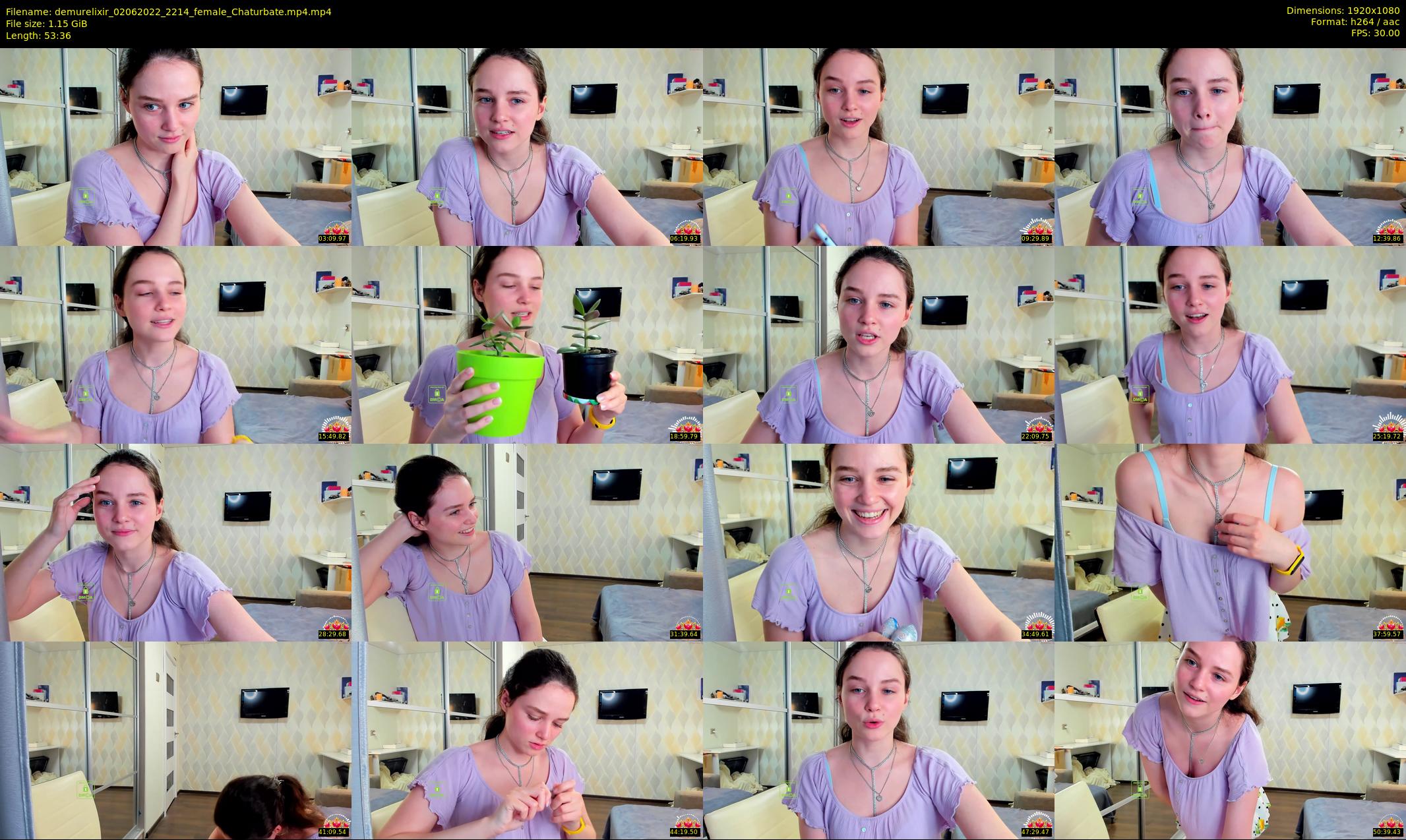 demurelixir — 54 minute Chaturbate female cam show recording, 1080p, Jun 2, 2022