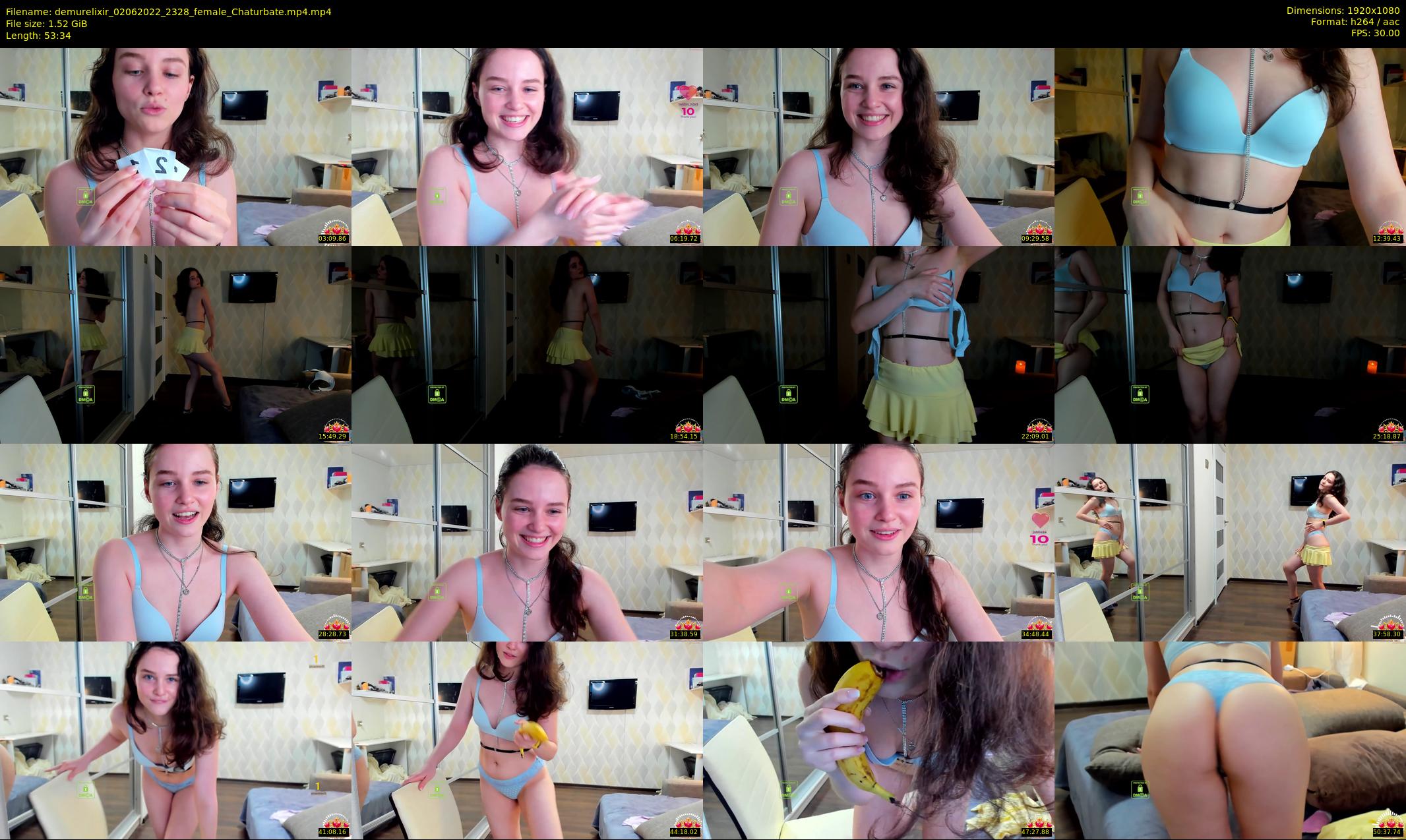 demurelixir — 54 minute Chaturbate female cam show recording, 1080p, Jun 2, 2022