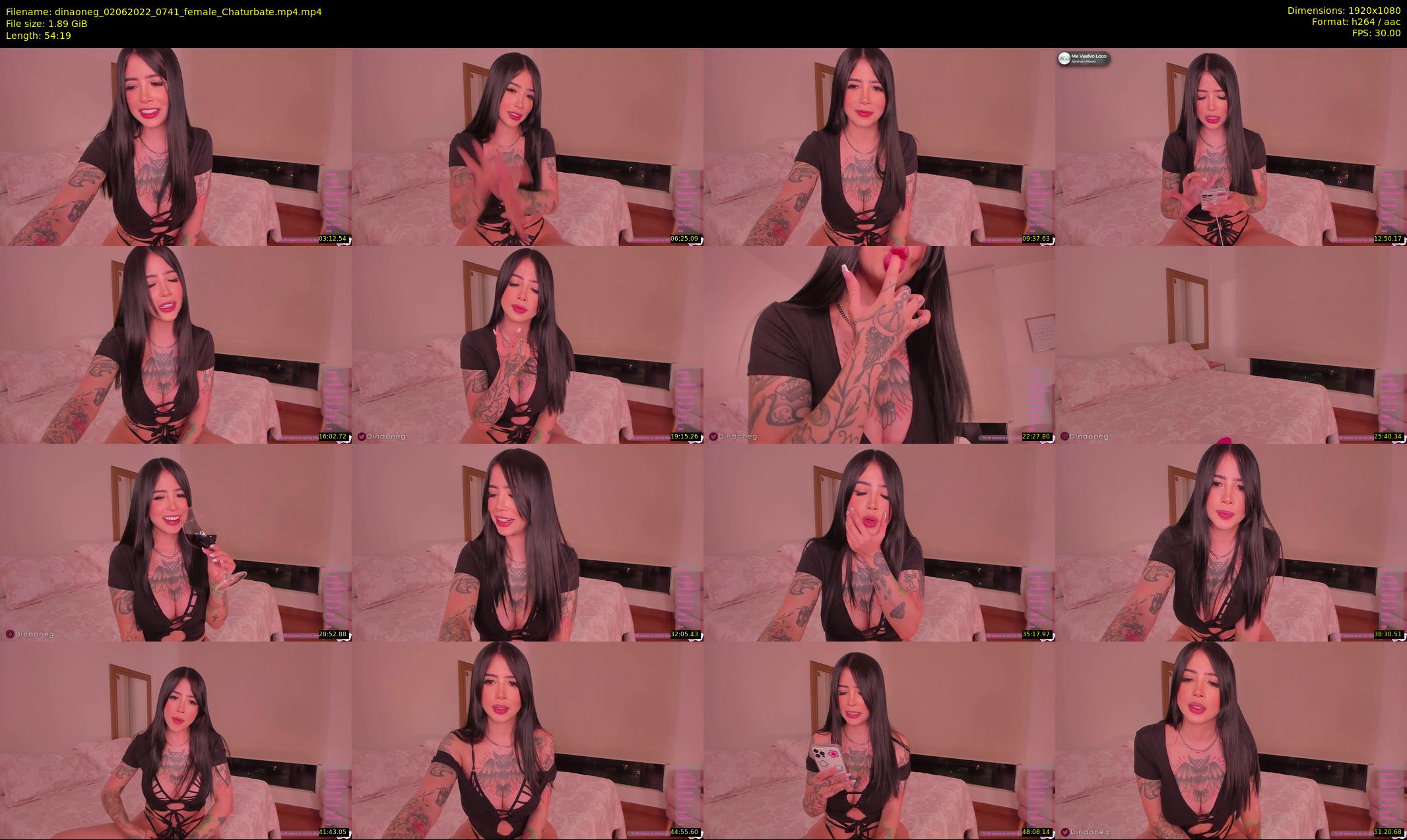 dinaoneg — 55 minute Chaturbate female cam show recording, 1080p, Jun 2, 2022