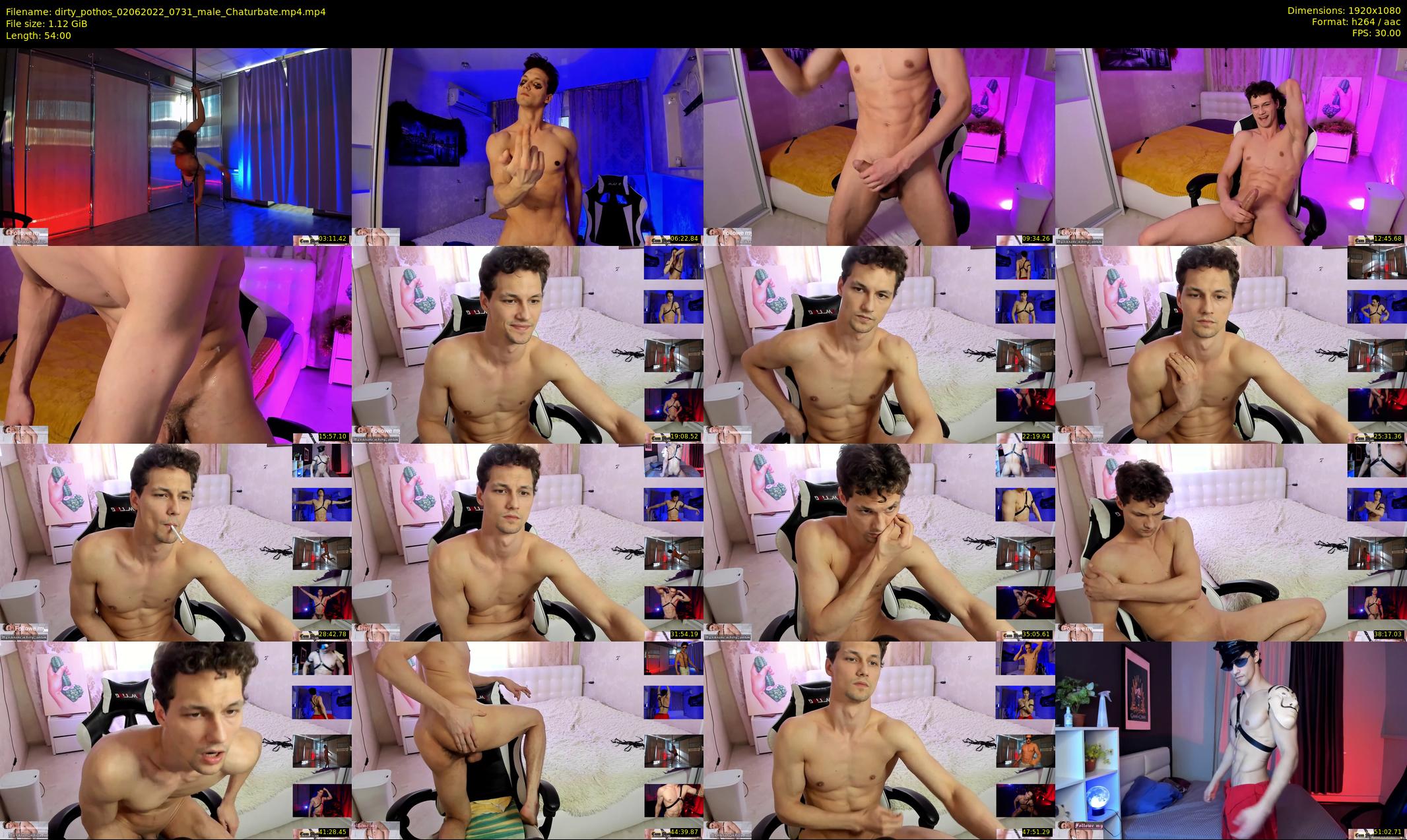 dirty_pothos — 54 minute Chaturbate male cam show recording, 1080p, Jun 2, 2022