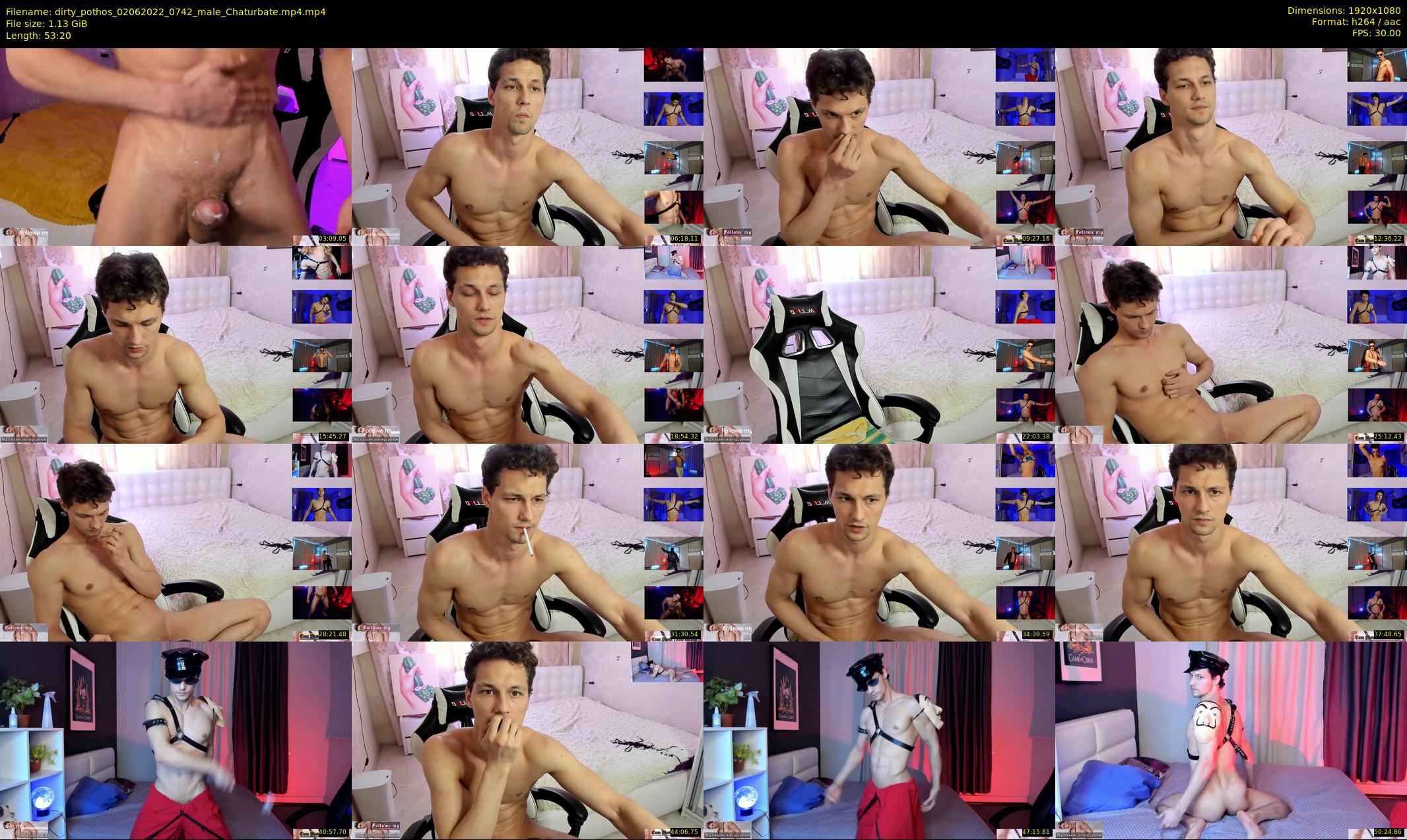 dirty_pothos — 54 minute Chaturbate male cam show recording, 1080p, Jun 2, 2022