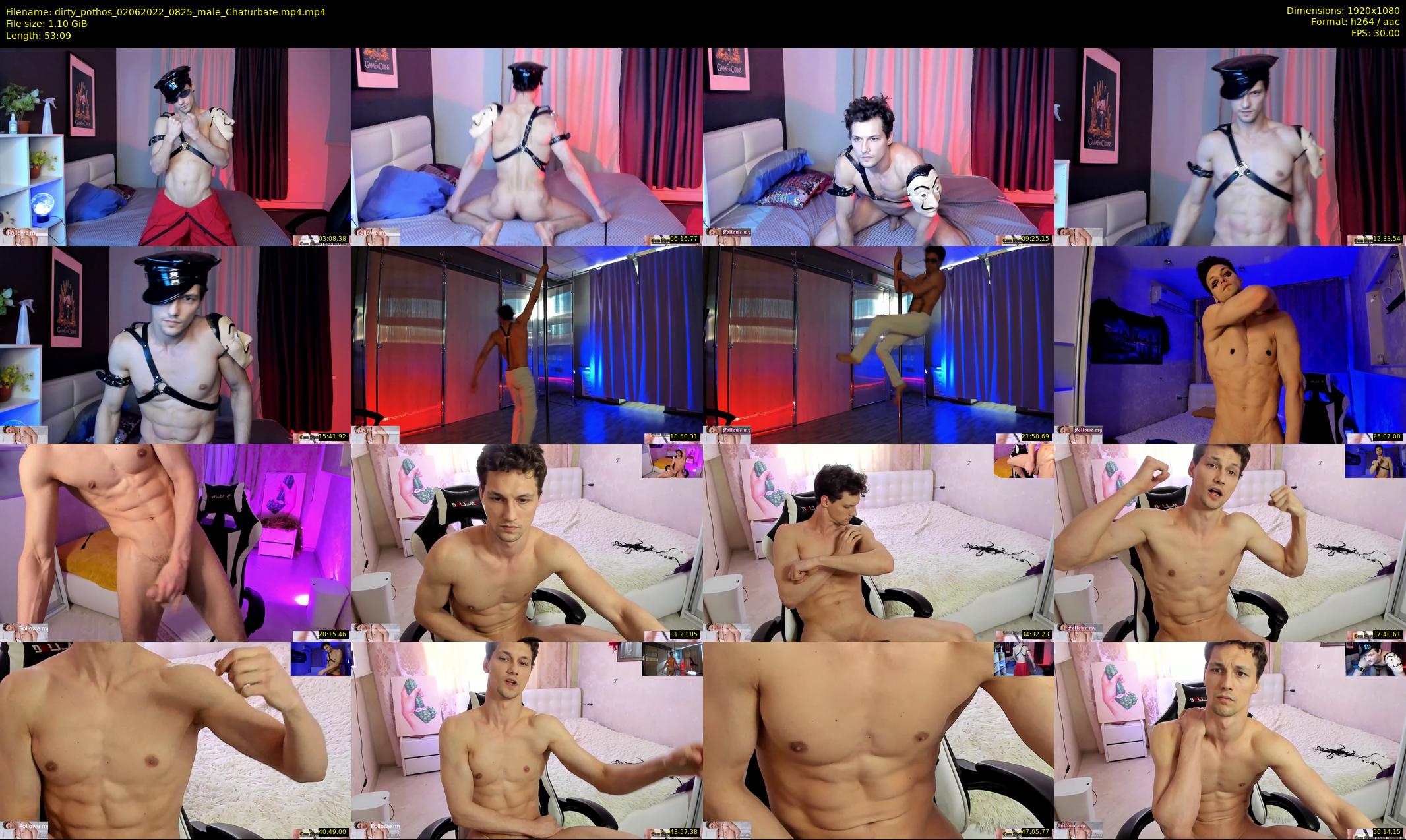 dirty_pothos — 54 minute Chaturbate male cam show recording, 1080p, Jun 2, 2022