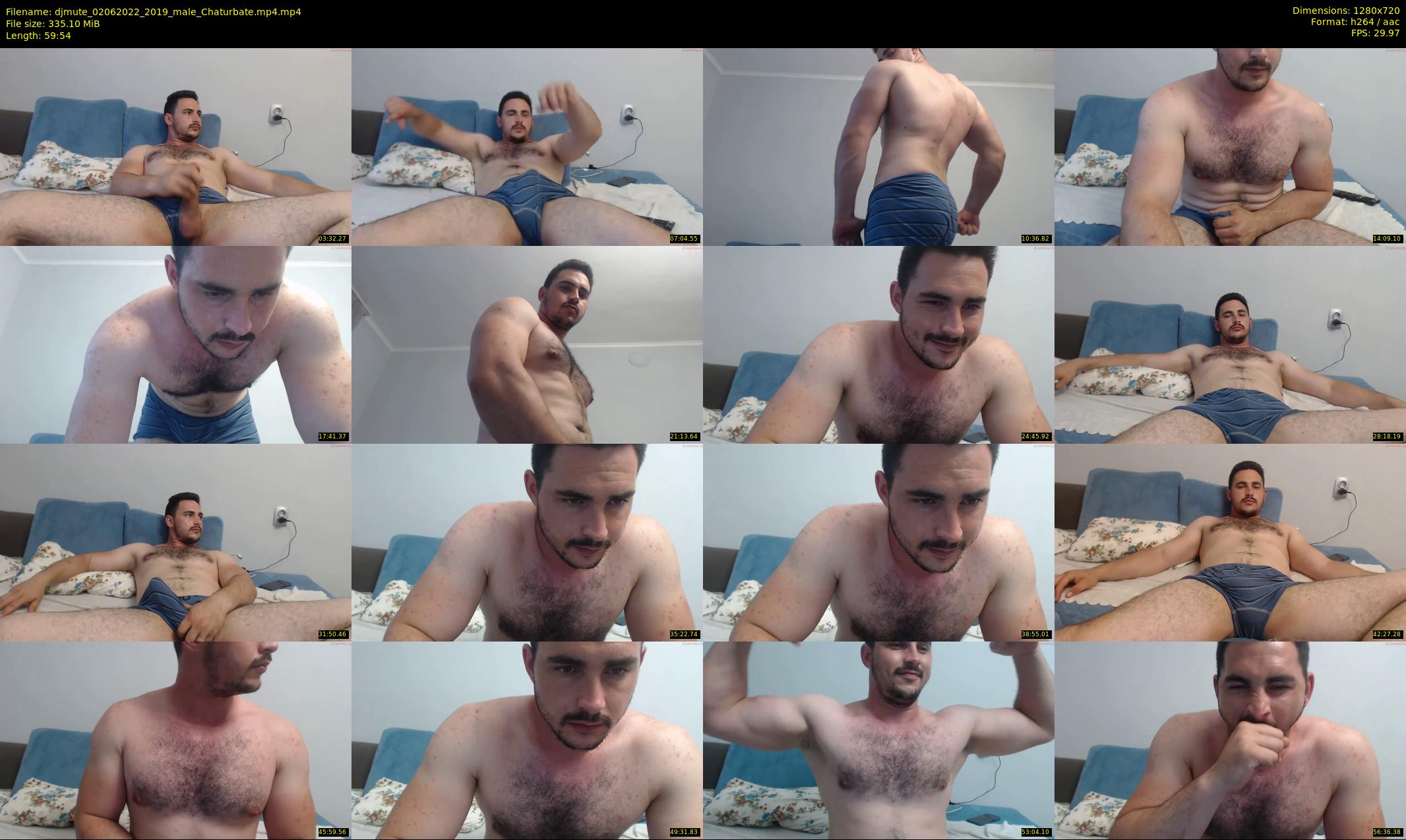 djmute — 60 minute Chaturbate male cam show recording, 720p, Jun 2, 2022