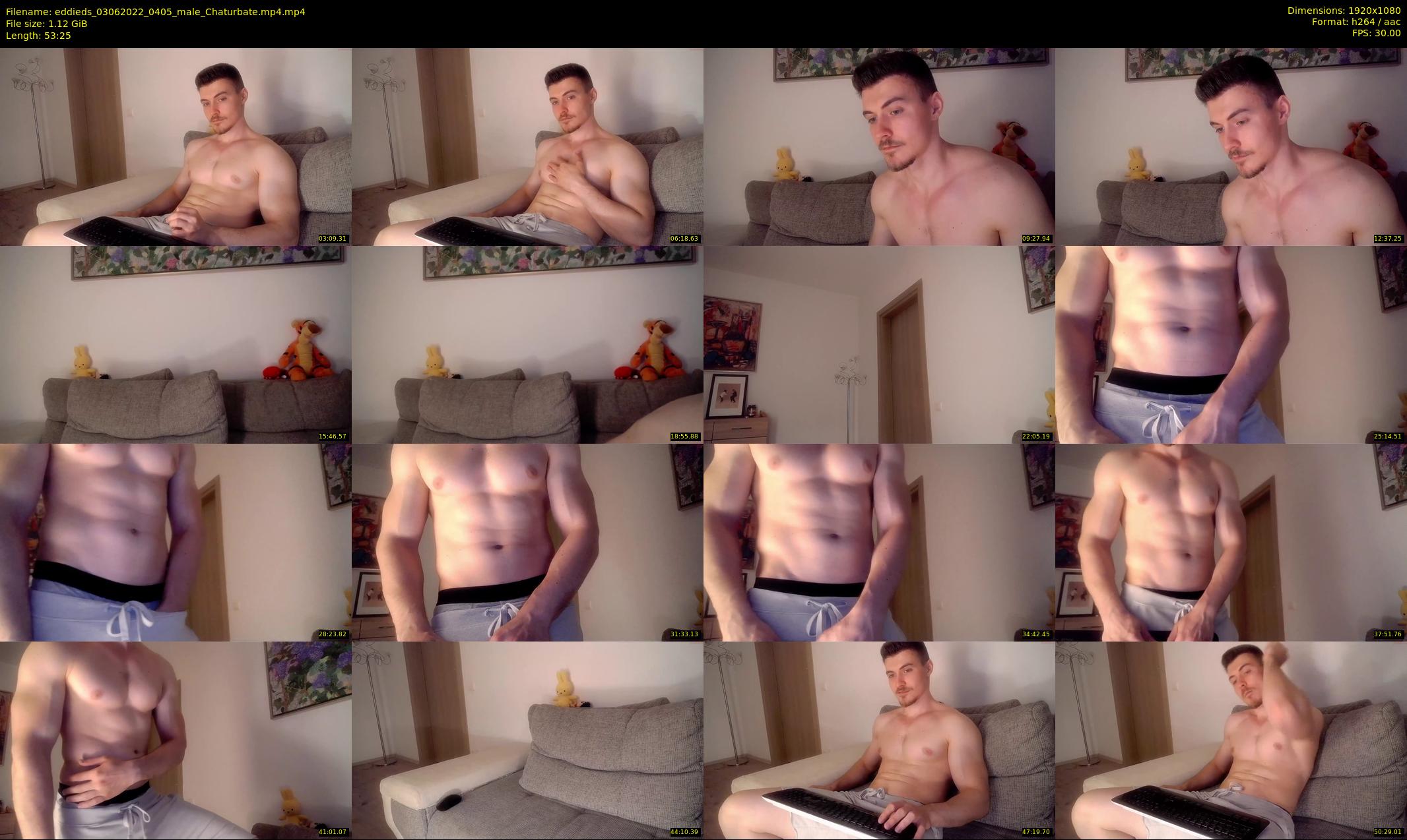 eddieds — 54 minute Chaturbate male cam show recording, 1080p, Jun 3, 2022