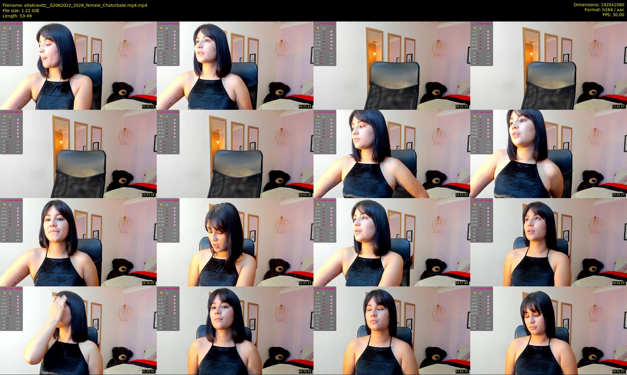 ellakravitz_ — 54 minute Chaturbate female cam show recording, 1080p, Jun 2, 2022